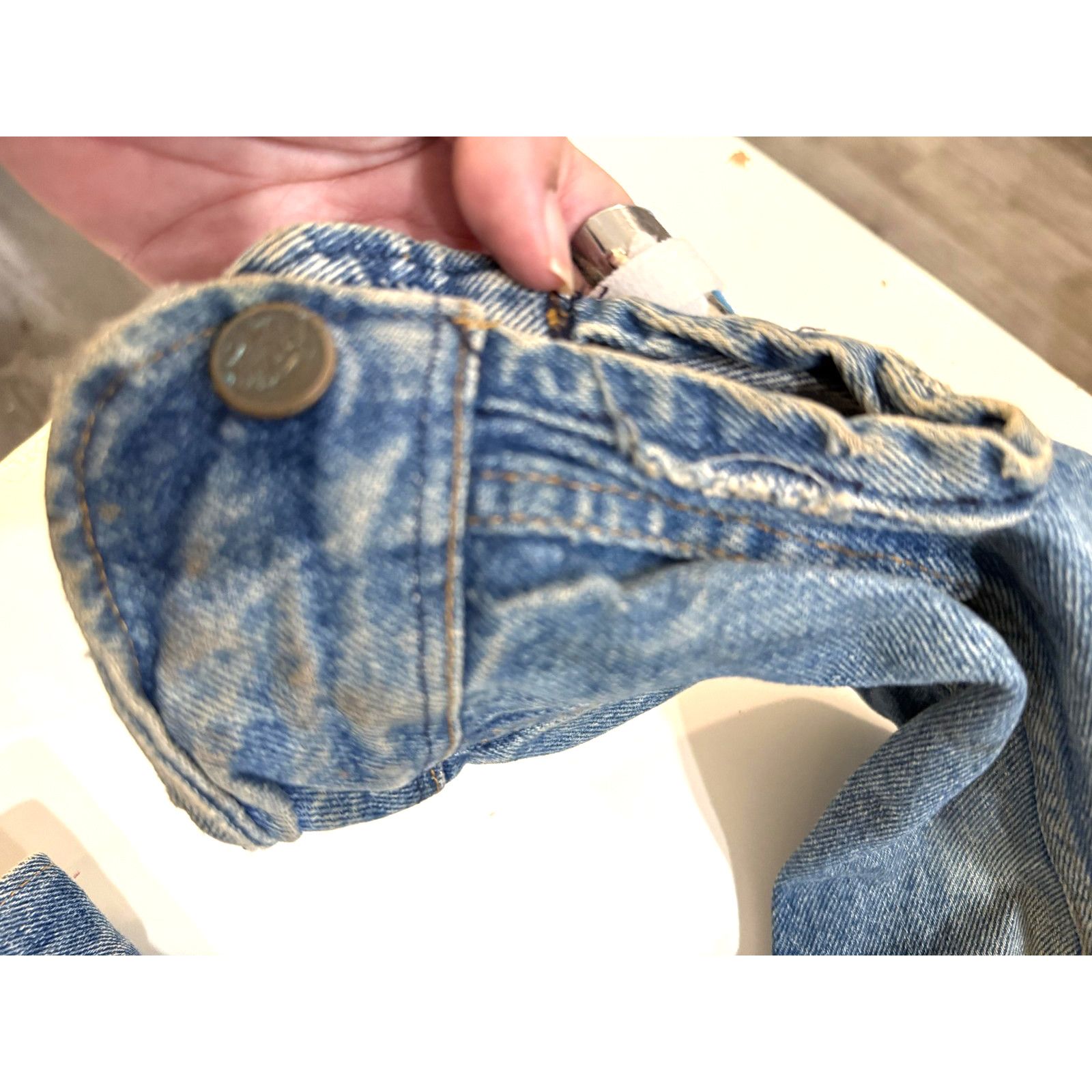 Dickies Vintage Dickies Denim Jacket Womens MED Made USA 80s Size M / US 6-8 / IT 42-44 - 9 Thumbnail