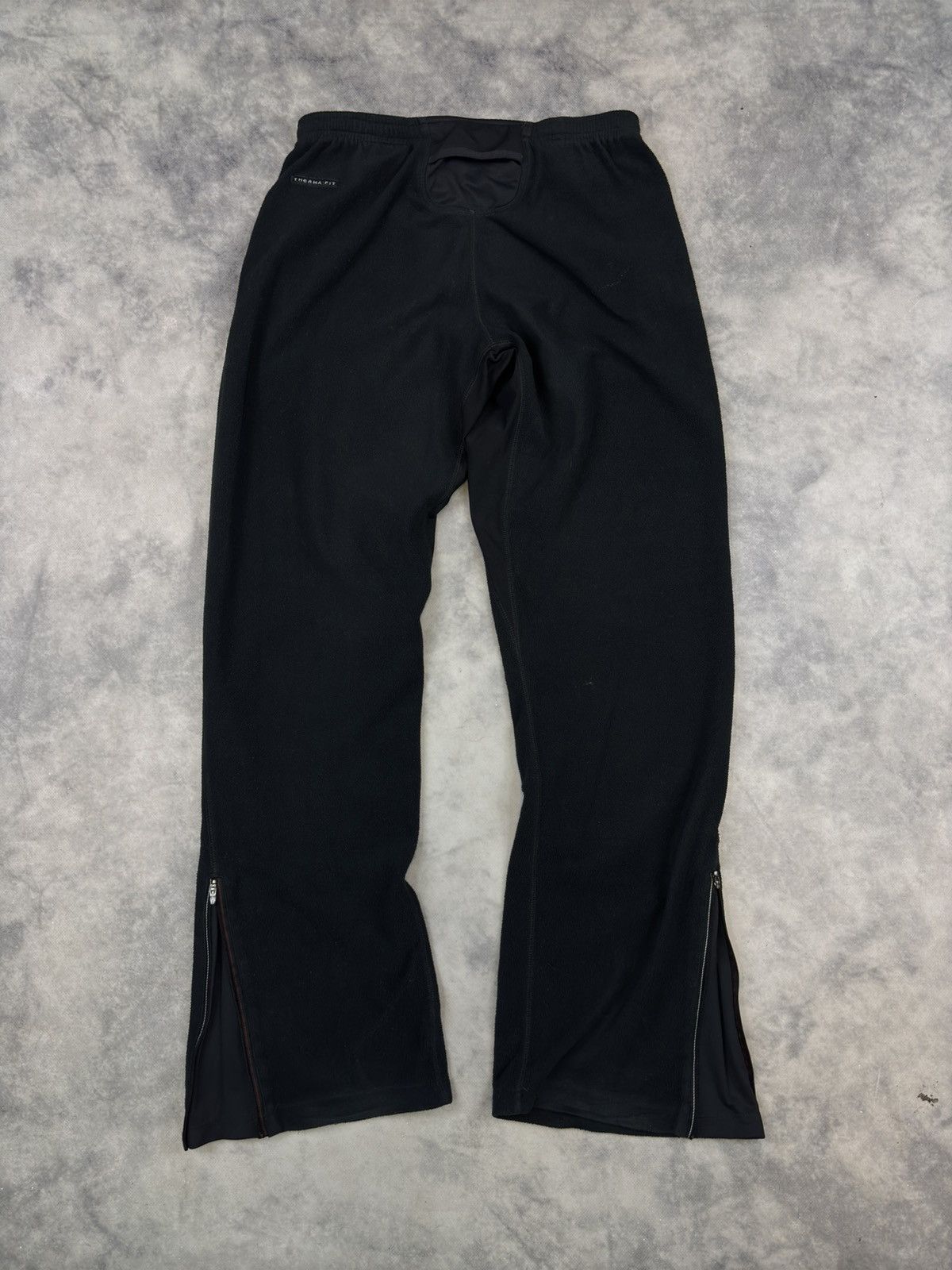 Nike Nike Vintage Drill Track Pants Black Fleece therma fit 90s Size US 32 / EU 48 - 5 Thumbnail