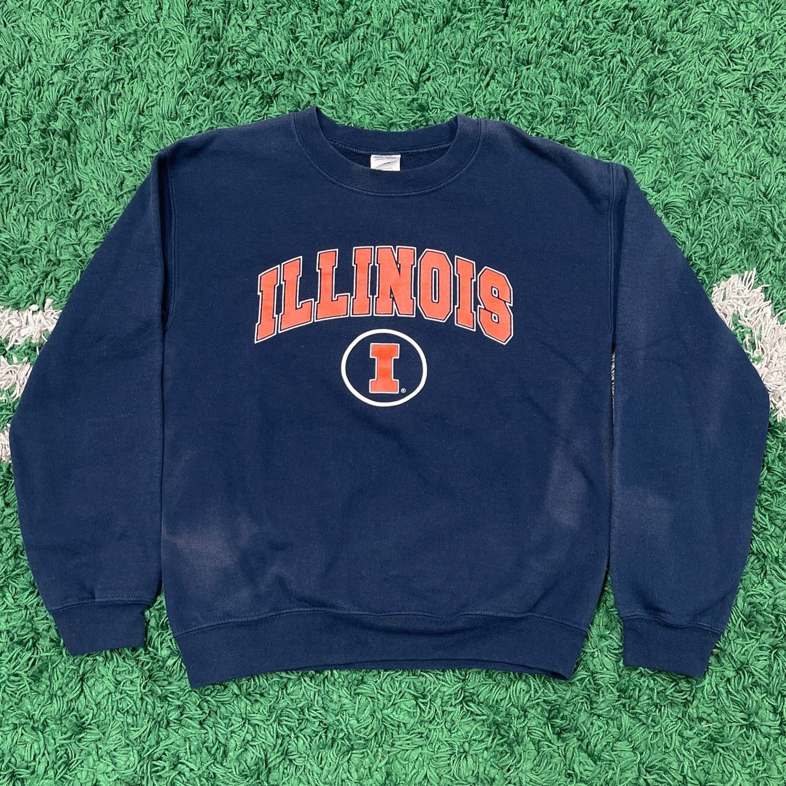 Gildan Vintage Illinois Fighting Illini Sweatshirt Sweater Crewneck Size US S / EU 44-46 / 1 - 1 Thumbnail