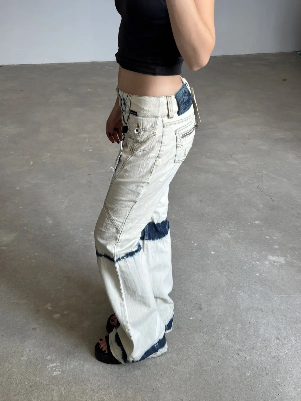 Dolce & Gabbana D&G Dolce & Gabbana Archive Y2K Flared Jeans Japan edition Size 24" / US 00 / IT 34 - 1 Thumbnail