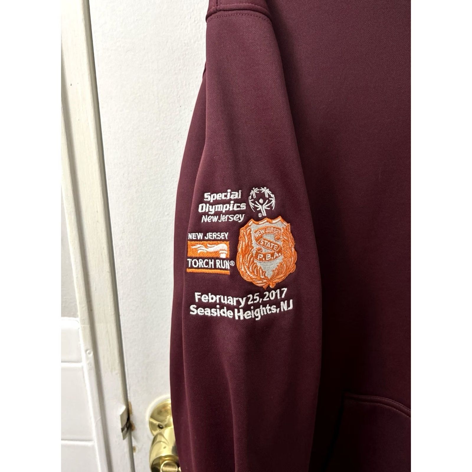 Adidas Adidas Hoodie Mens 2XL Maroon Fleece Lined Special Olympics Sweatshirt L/S NWT Size US XXL / EU 58 / 5 - 5 Thumbnail