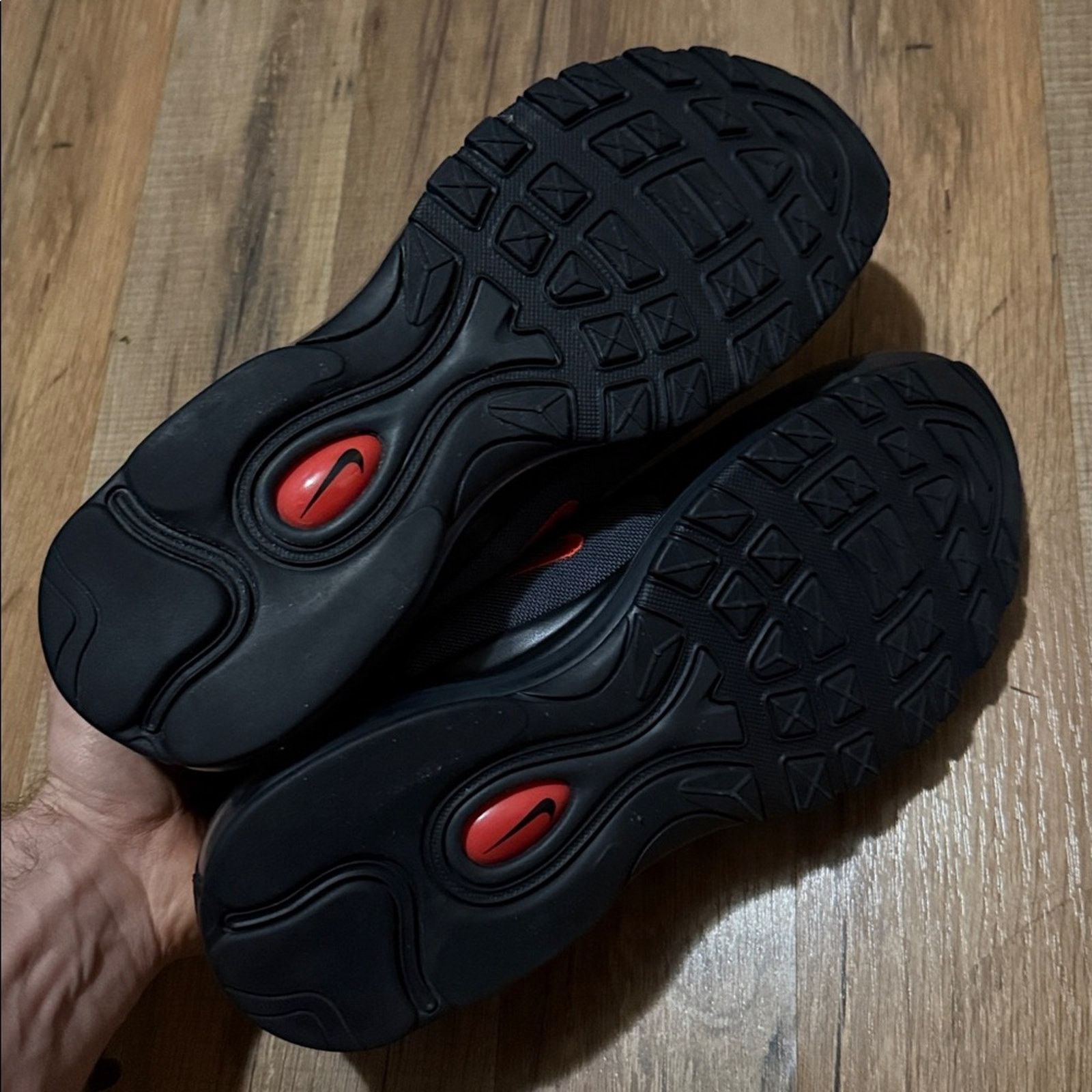 Nike Nike Air Max 97 Black Anthracite Picante Red Size US 11 / EU 44 - 9 Thumbnail