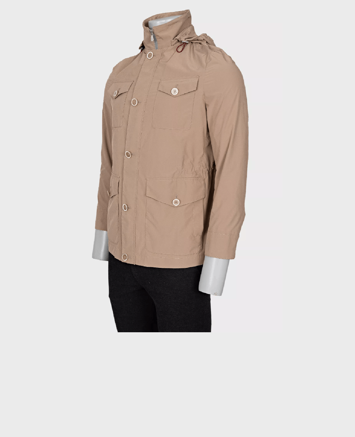Brunello Cucinelli Brunello Cucinelli Men's Beige Windbreaker Jacket Size US XS / EU 42 / 0 - 2 Thumbnail