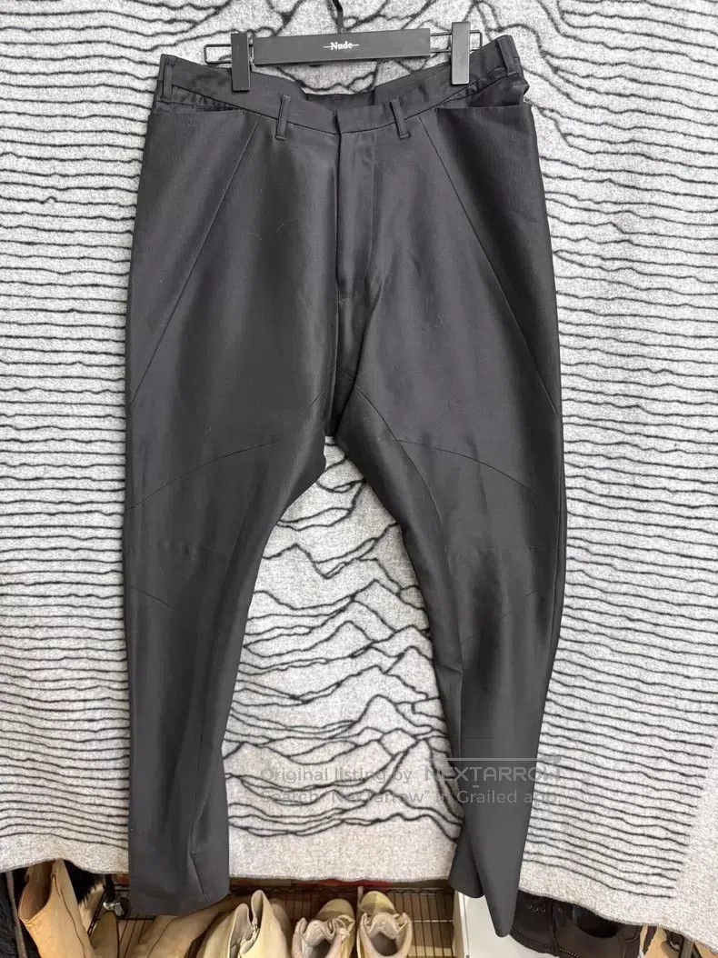 Julius Julius size L Silk and Wool Blended Deconstructed Trousers Size US 27 - 1 Thumbnail