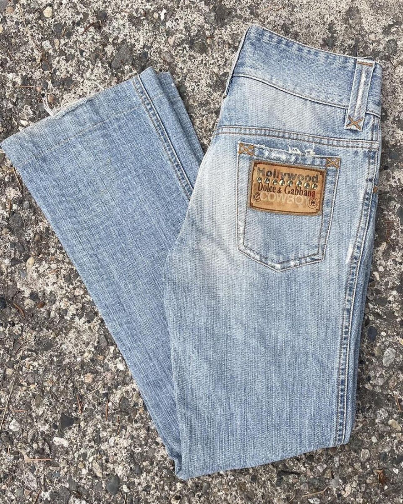 Dolce & Gabbana Dolce & Gabbana Hollywood Cowboy Jeans Size 26" / US 2 / IT 38 - 1 Thumbnail