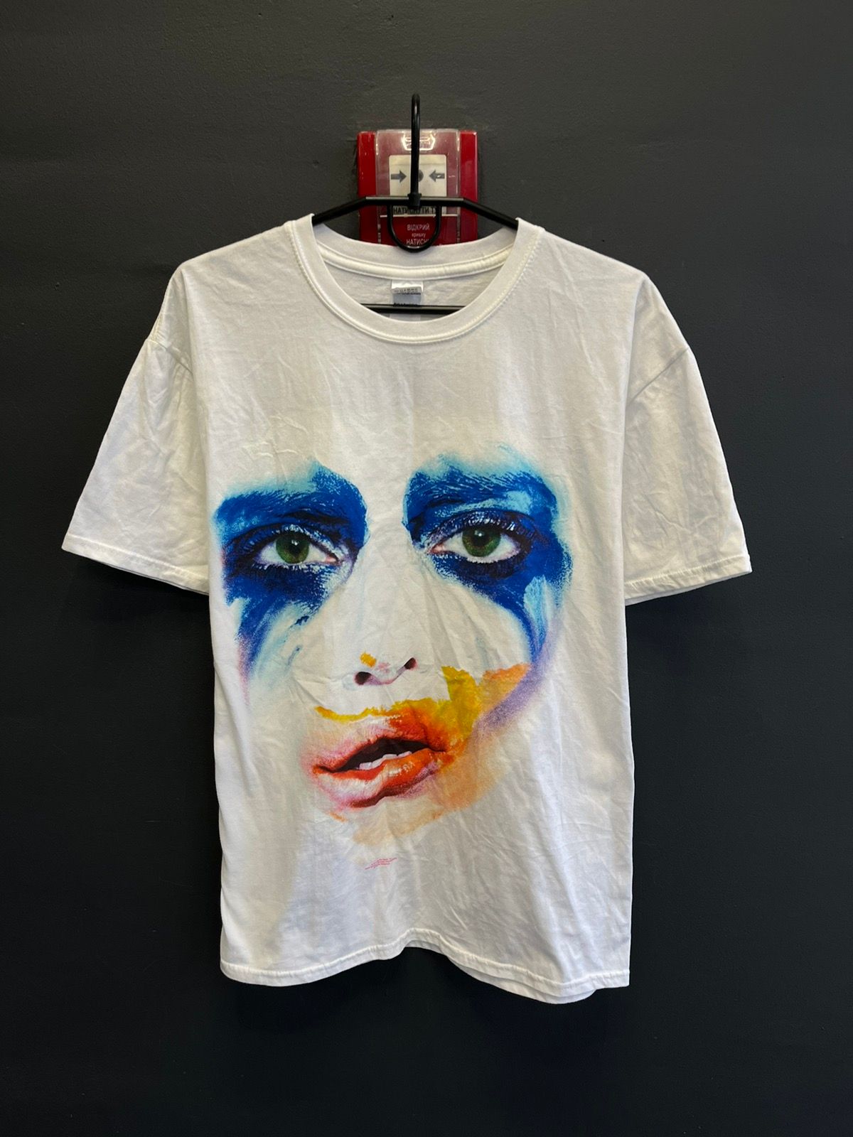 Pre-owned Band Tees X Rap Tees Vintage 2014 Lady Gaga Art Rave Art Pop Ball Tee (spice Girl In White