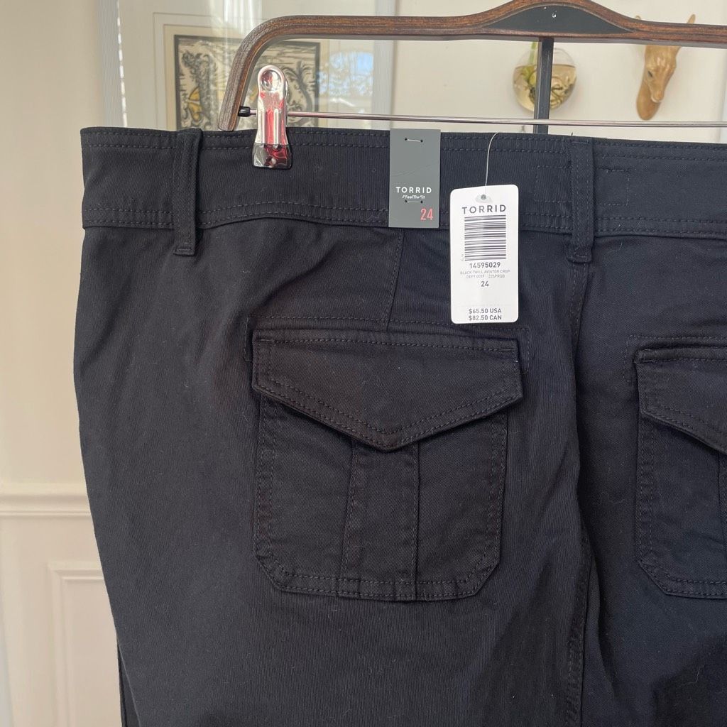 Other NWT Torrid Crop Aviator Skinny Stretch Twill Mid-Rise Pant $ Size 42" / US 20 - 5 Thumbnail