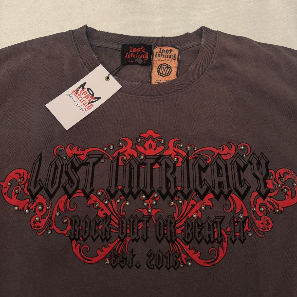 LOST INTRICACY Lost Intricacy Lost Davidson Thermal T-Shirt Size US XXL / EU 58 / 5 - 2 Thumbnail