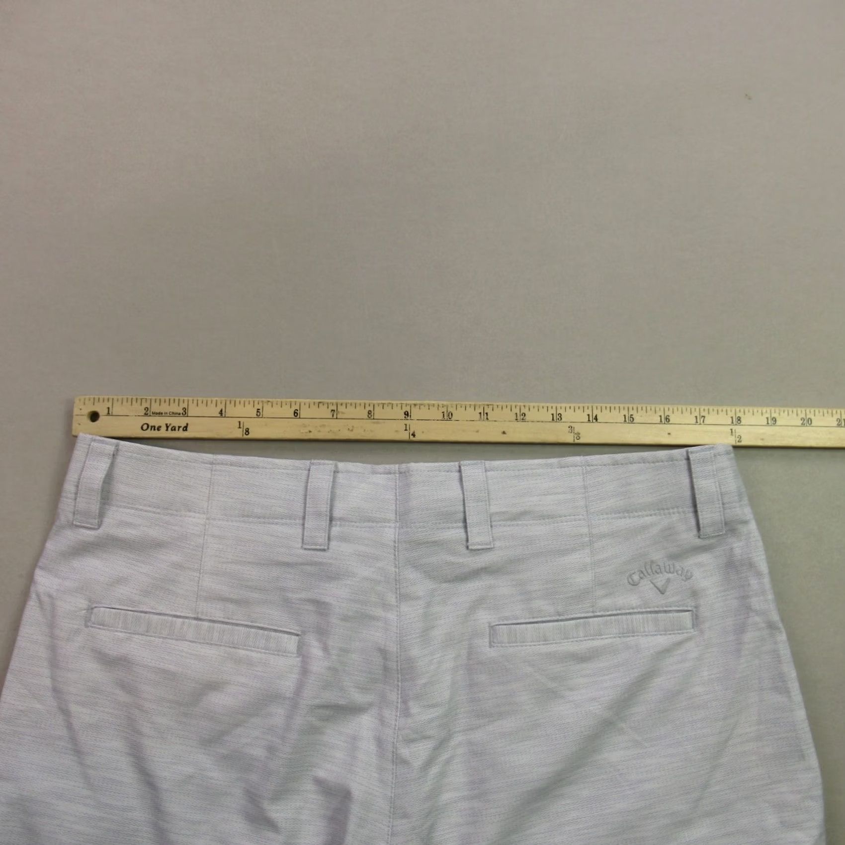 Callaway Callaway Shorts Mens 36 Pockets Button Lightweight Outdoors Chino White Size US 36 / EU 52 - 6 Thumbnail