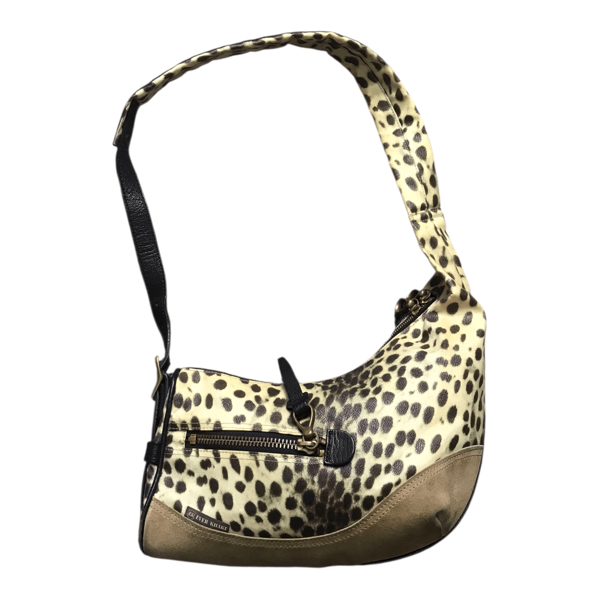 Japanese Brand Leopard Style Banana Half Leather Sling Bag Size ONE SIZE - 3 Thumbnail