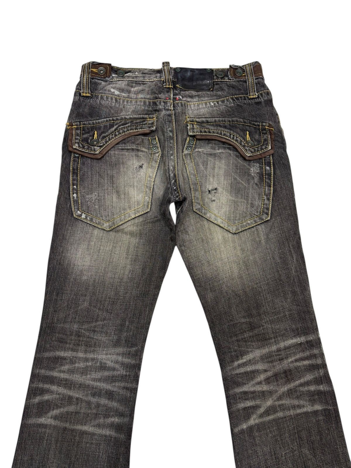semanticdesign Semantic Design Punk Gothic Bootcut Distress Jeans Size 30" / US 8 / IT 44 - 6 Thumbnail