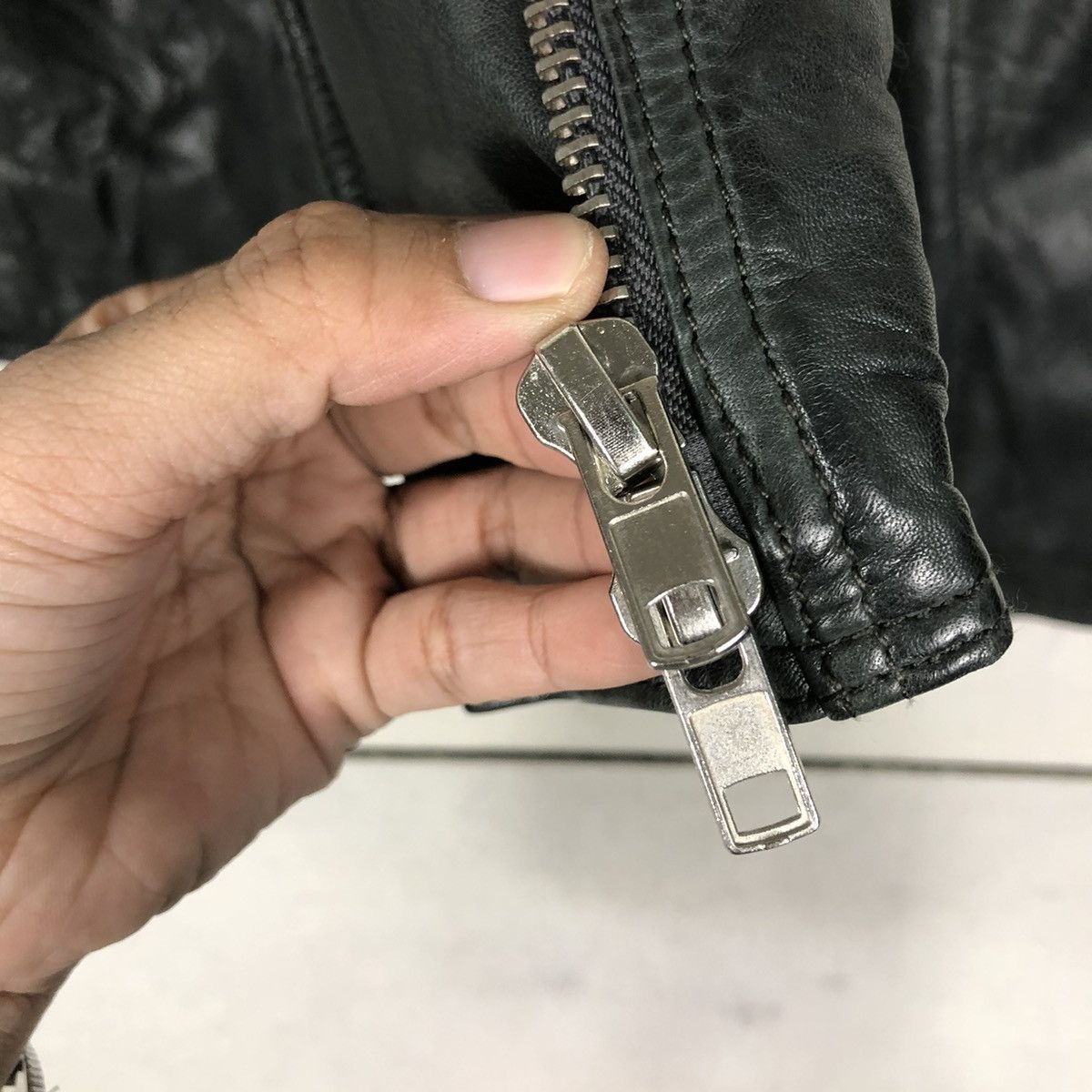 Seditionaries 🔥VINTAGE DOUBLE COLLAR LEATHE JACKET SWORD 14th ADDICTION Size US M / EU 48-50 / 2 - 18 Thumbnail