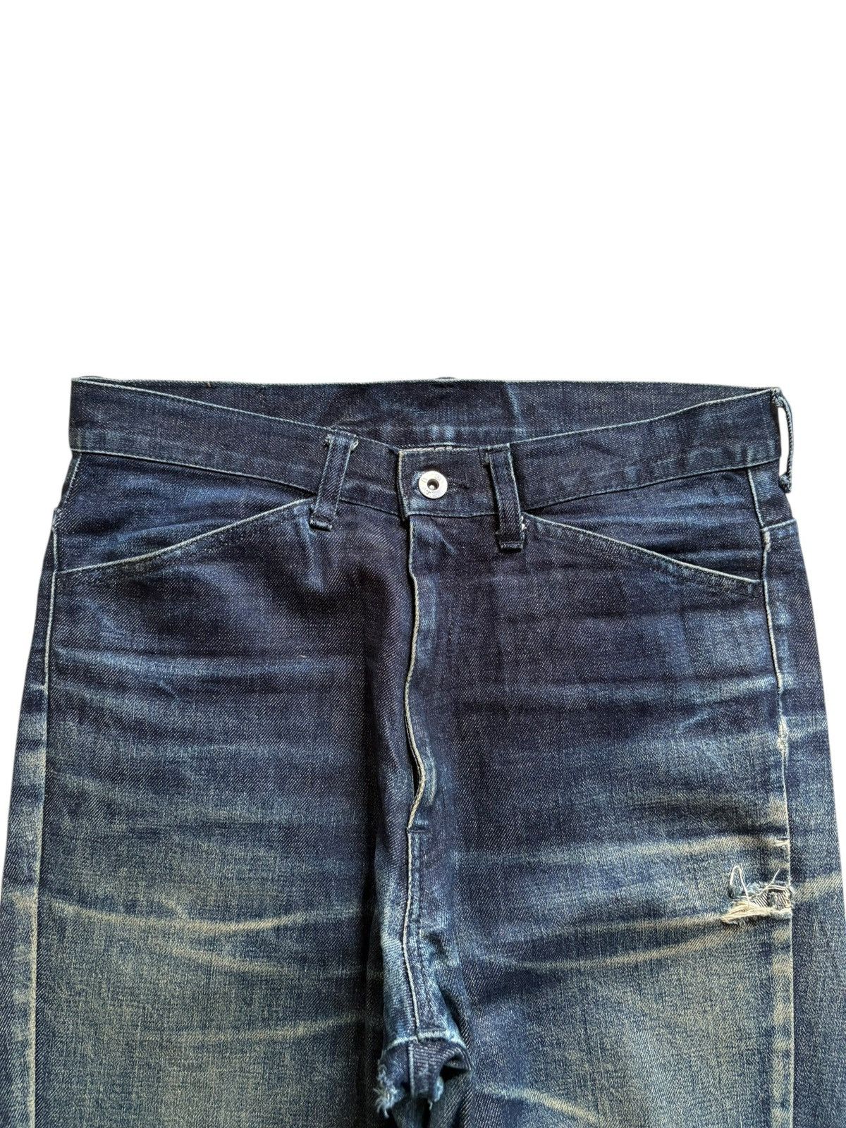 Boycott × Japanese Brand Vintage Boycott Rusty Mud Wash Distress Rip Flare Jeans Size US 32 / EU 48 - 4 Thumbnail