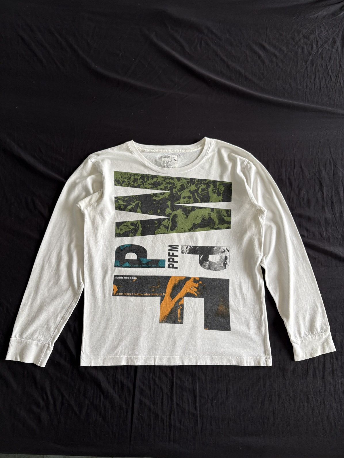 PPFM Vintage PPFM Big Print Long Sleeve Tshirt Size US M / EU 48-50 / 2 - 1 Thumbnail