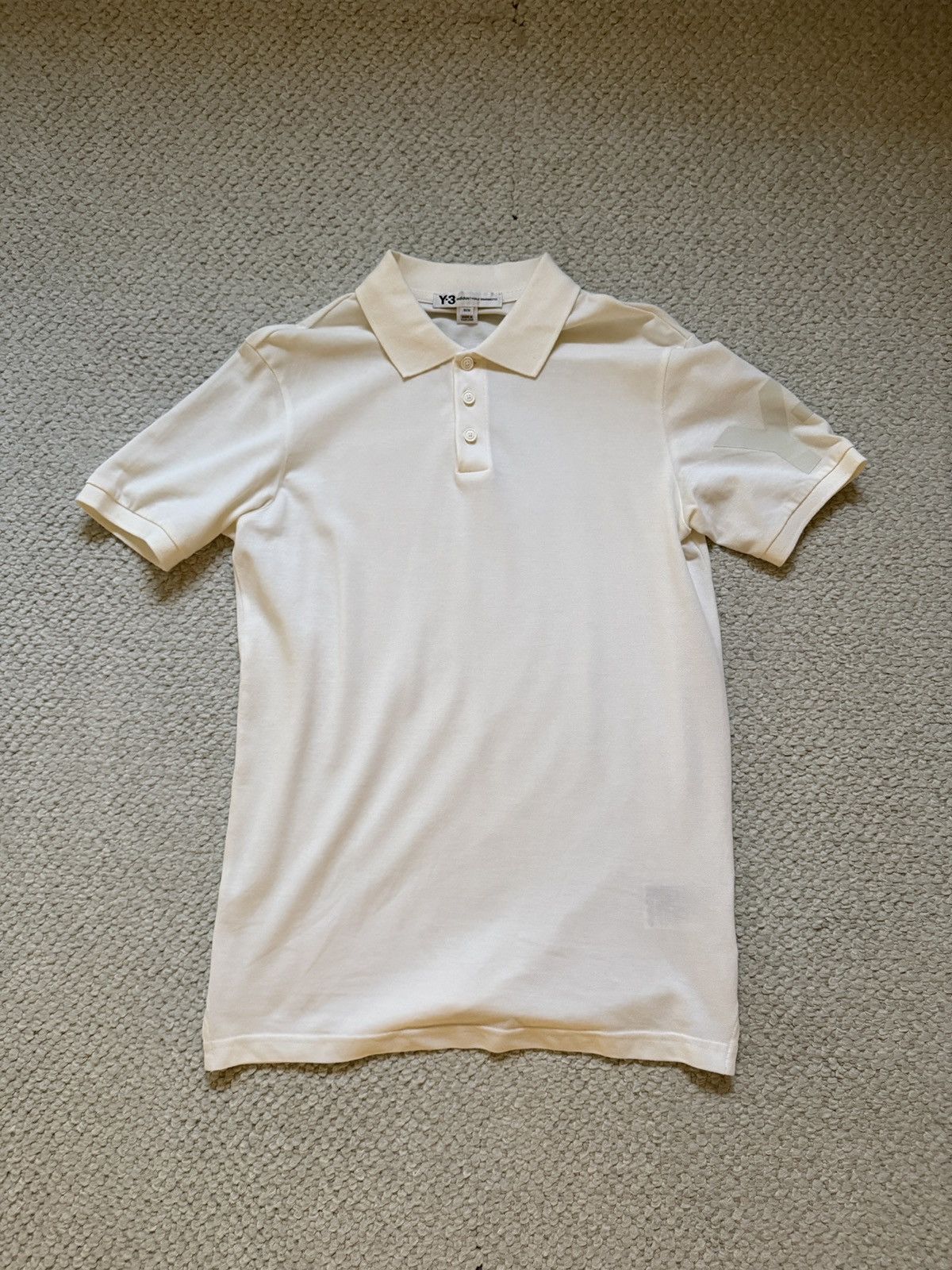 Y-3 Y-3 Sleeve Logo White Polo Size US M / EU 48-50 / 2 - 1 Thumbnail