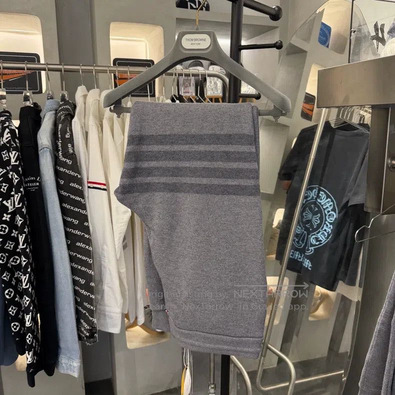 Thom Browne Thom Browne size 2 Wool knit striped sweatpants Size US 40 / EU 56 - 1 Thumbnail