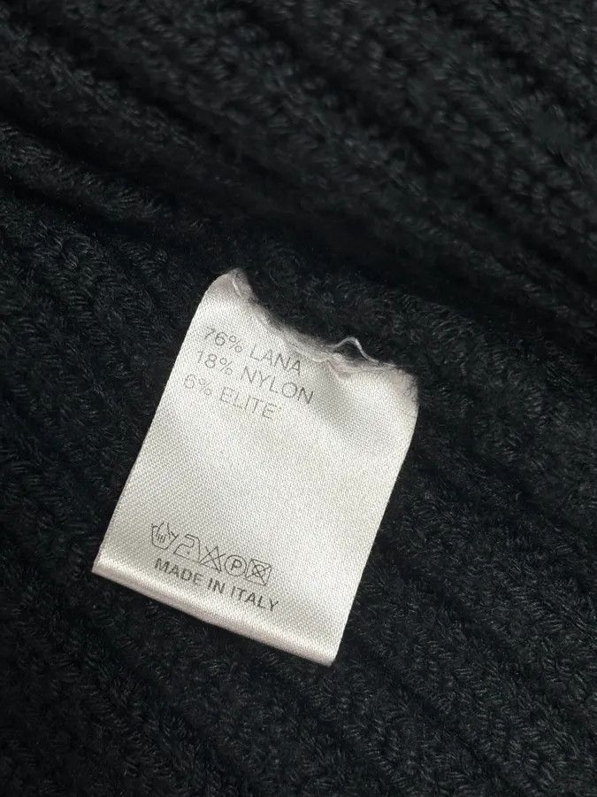 Daniele Alessandrini 2000s Daniele Alessandrini Black Wool Zip-Up Sweater Size US S / EU 44-46 / 1 - 13 Thumbnail