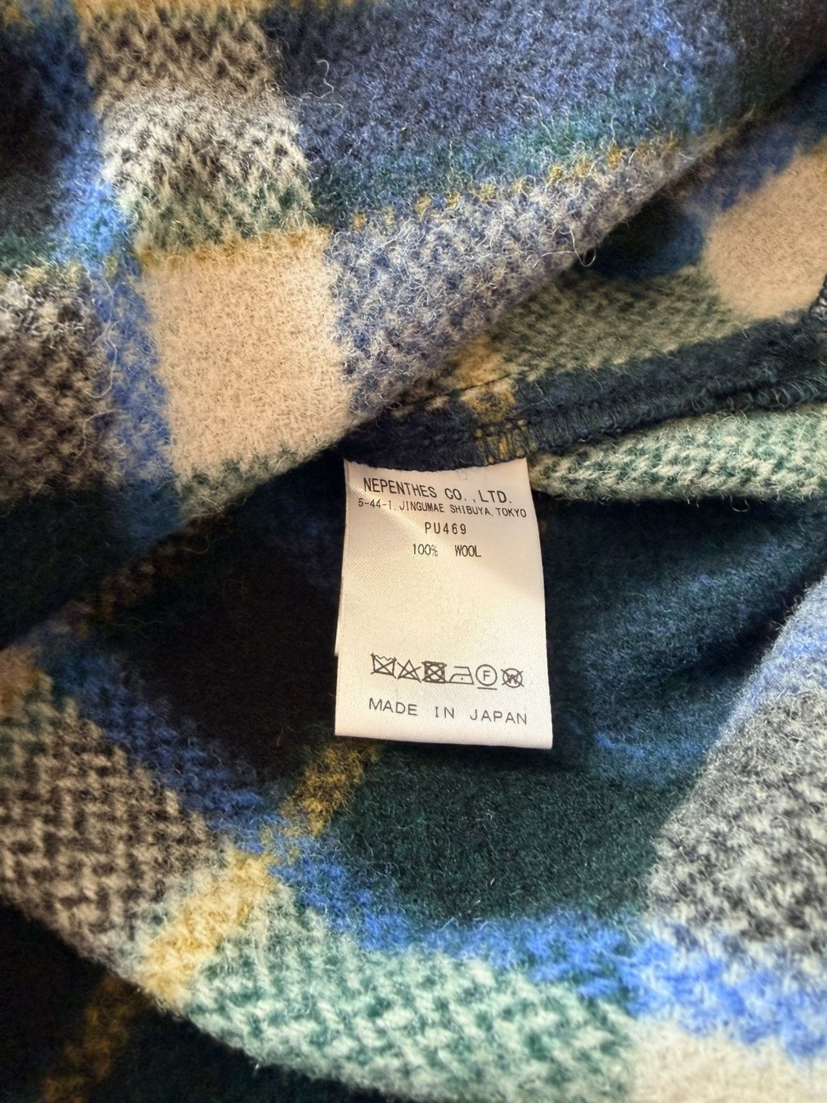 South2 West8 South2 West8 Smokey Flannel Shirt Green melton plaid, size L Size US L / EU 52-54 / 3 - 6 Thumbnail