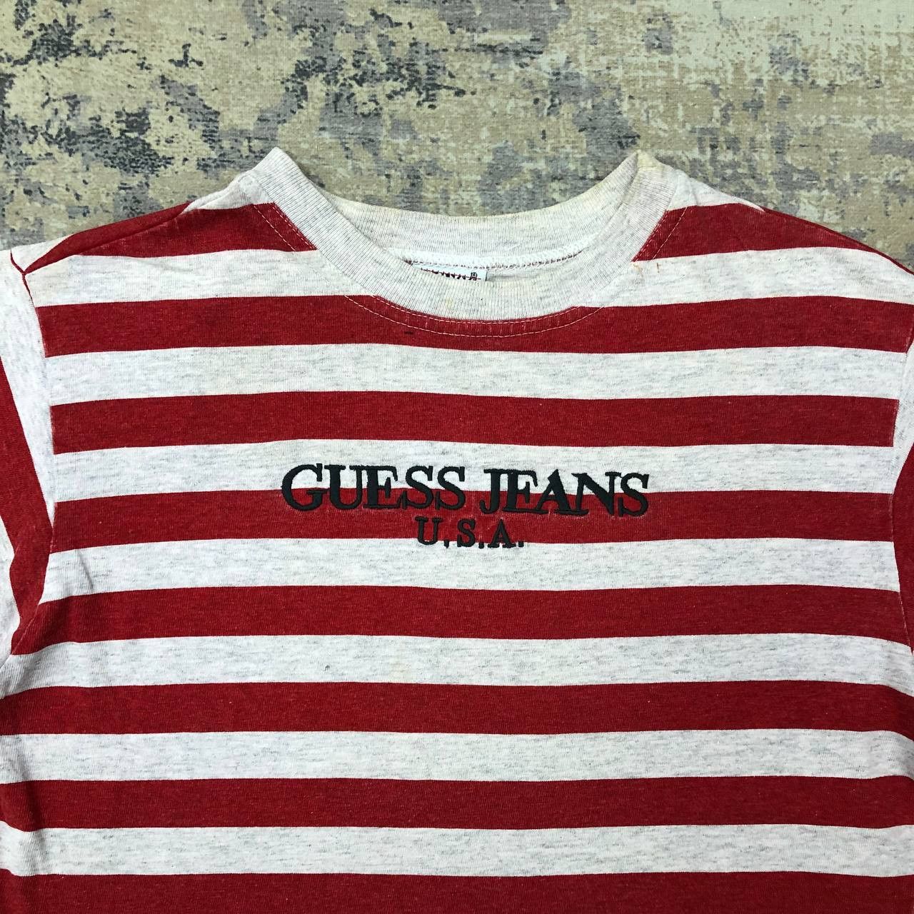 Guess T434 ICONIC GUESS JEANS USA CROPPED TEE Size M / US 6-8 / IT 42-44 - 4 Thumbnail