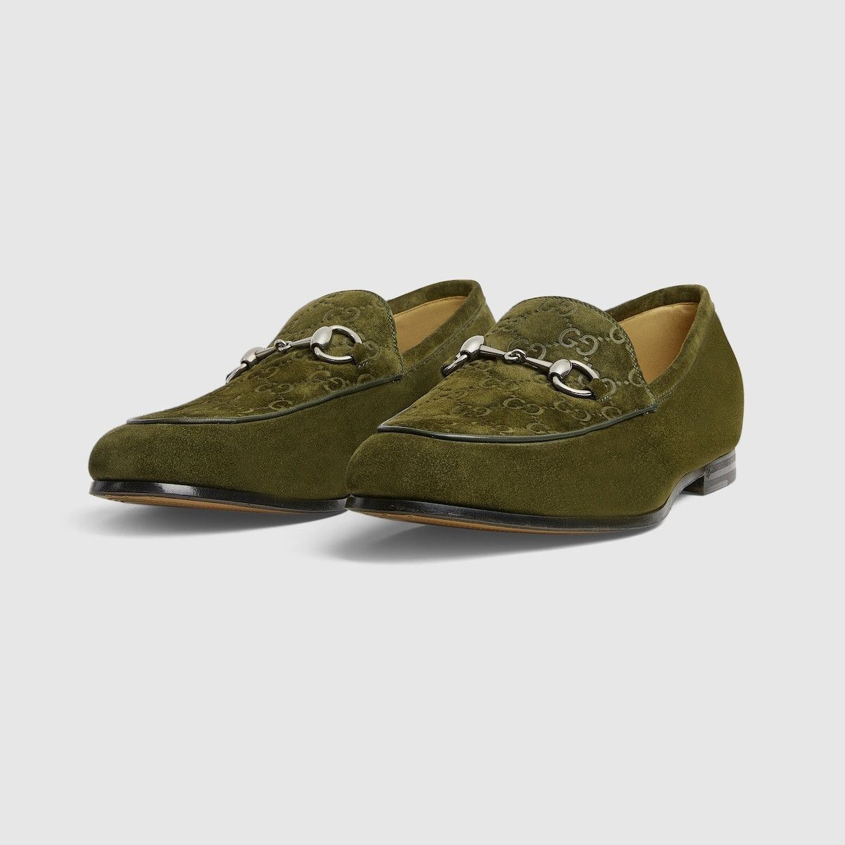 Gucci o1s1wg111025 Loafers With Horsebit in Dark Green Size US 8.5 / EU 41-42 - 4 Thumbnail