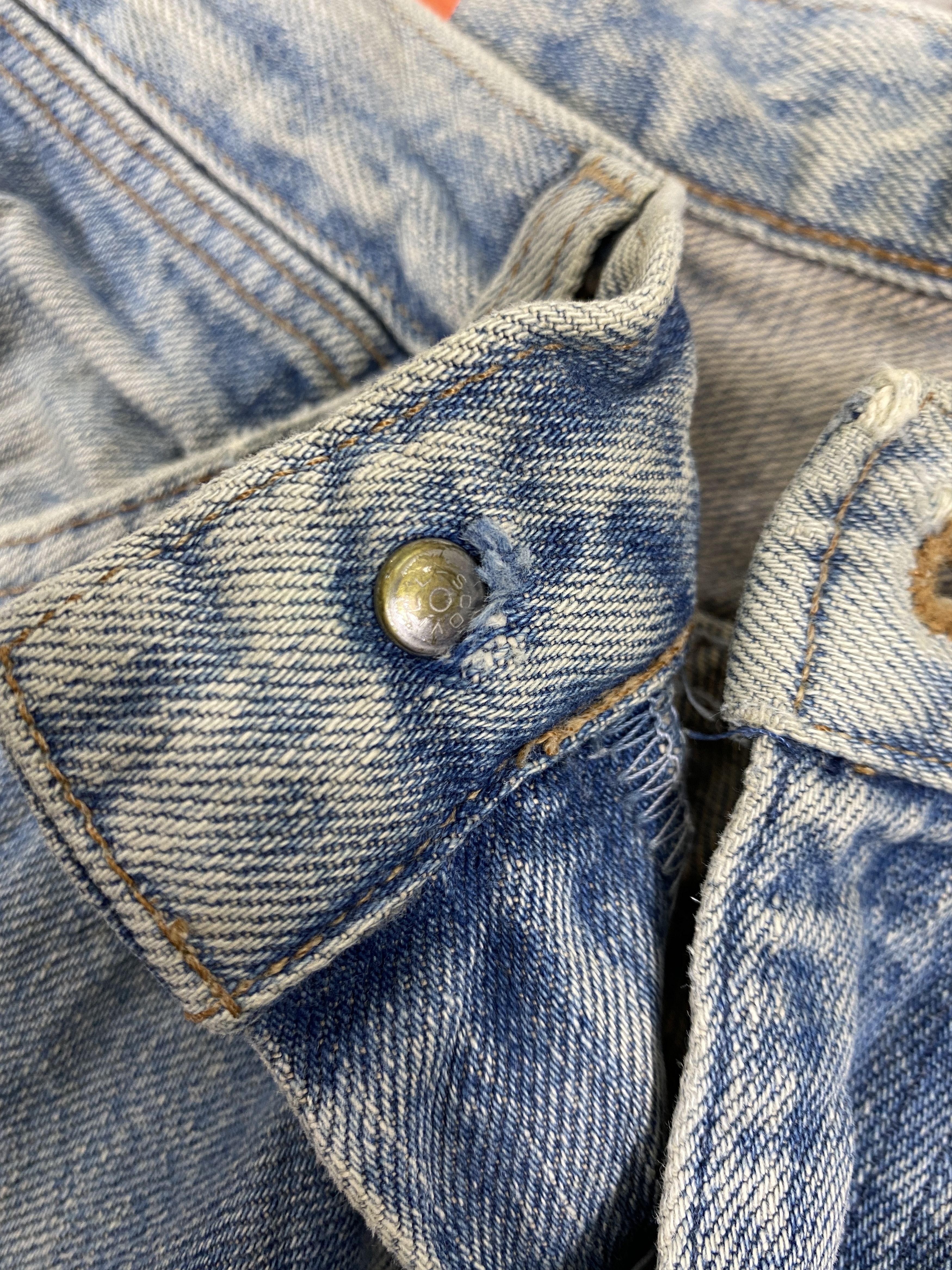 Japanese Brand Vintage Wrangler Flare Jeans 27x33.5 Denim- JN3804 Size US 27 - 7 Thumbnail
