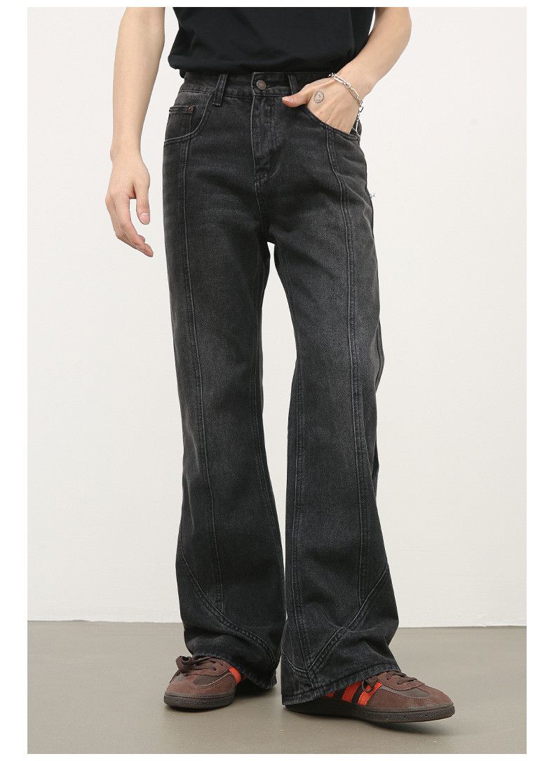 Japanese Brand Men's American retro high street patchwork flared jeans Size US 32 / EU 48 - 2 Thumbnail