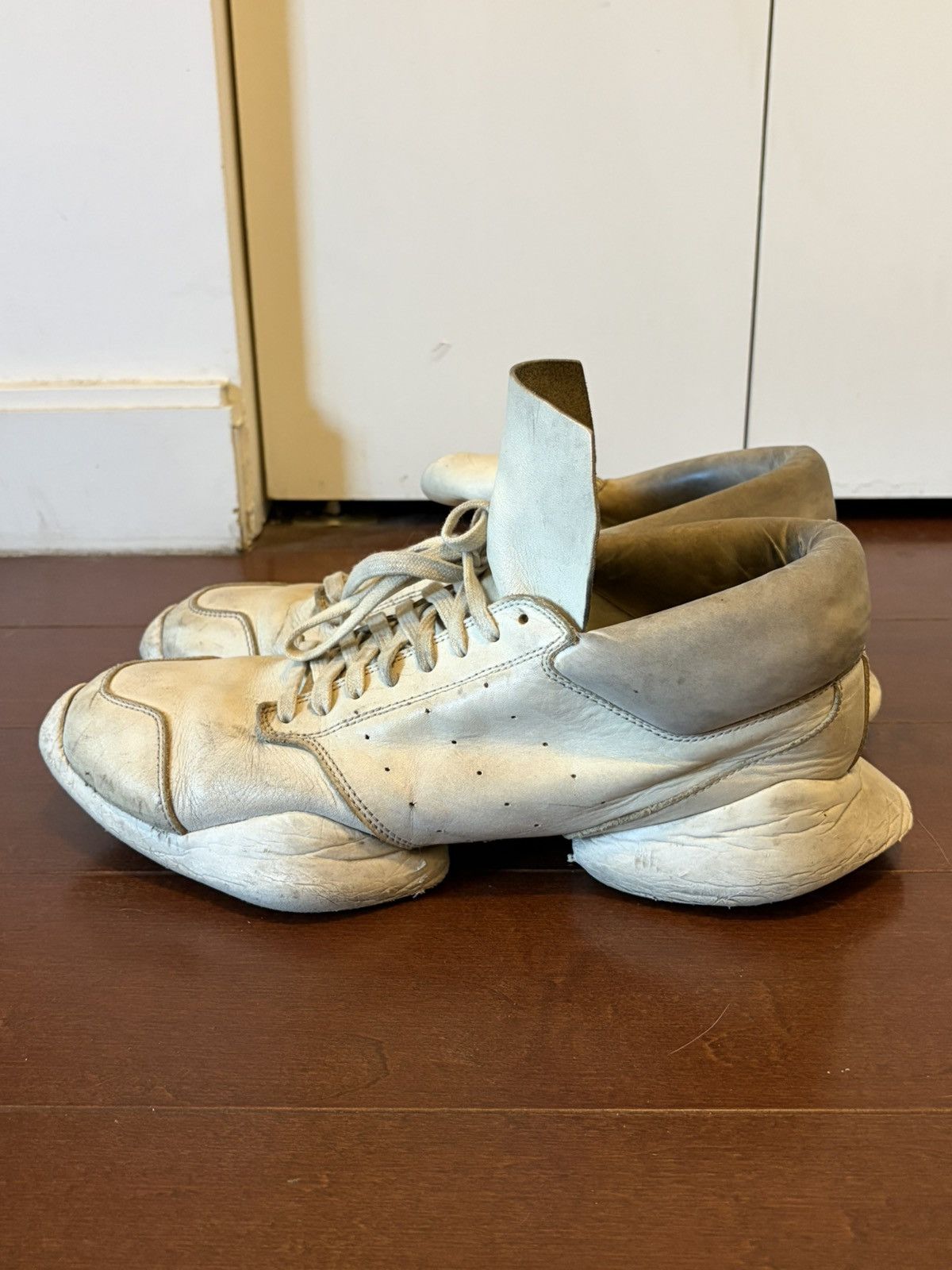 Adidas × Rick Owens Rick Owens x Adidas Milk Runners Size US 10 / EU 43 - 2 Thumbnail