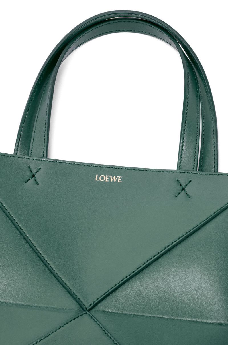 Loewe o1in1g0426 Size: OS/ Puzzle Fold Mini Tote Bag in Vetiver Size ONE SIZE - 8 Thumbnail