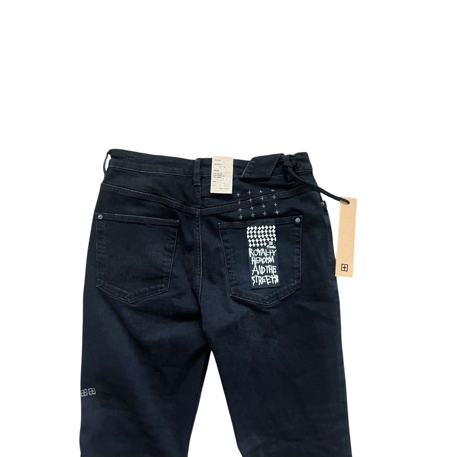 Ksubi Ksubi Jeans Mens Chitch Slim Tapered Black Size 31/32 Size US 31 - 5 Thumbnail