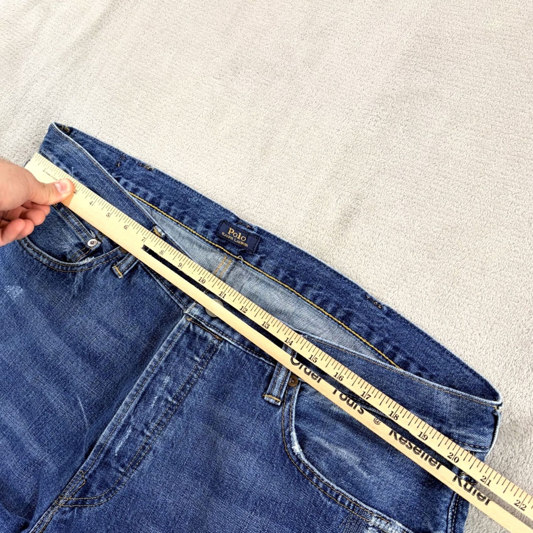 Polo Ralph Lauren Polo Ralph Lauren USRL Air Flight Tiger Patch 67th Military Distress Jeans 40x31 jeans Size US L / EU 52-54 / 3 - 6 Thumbnail