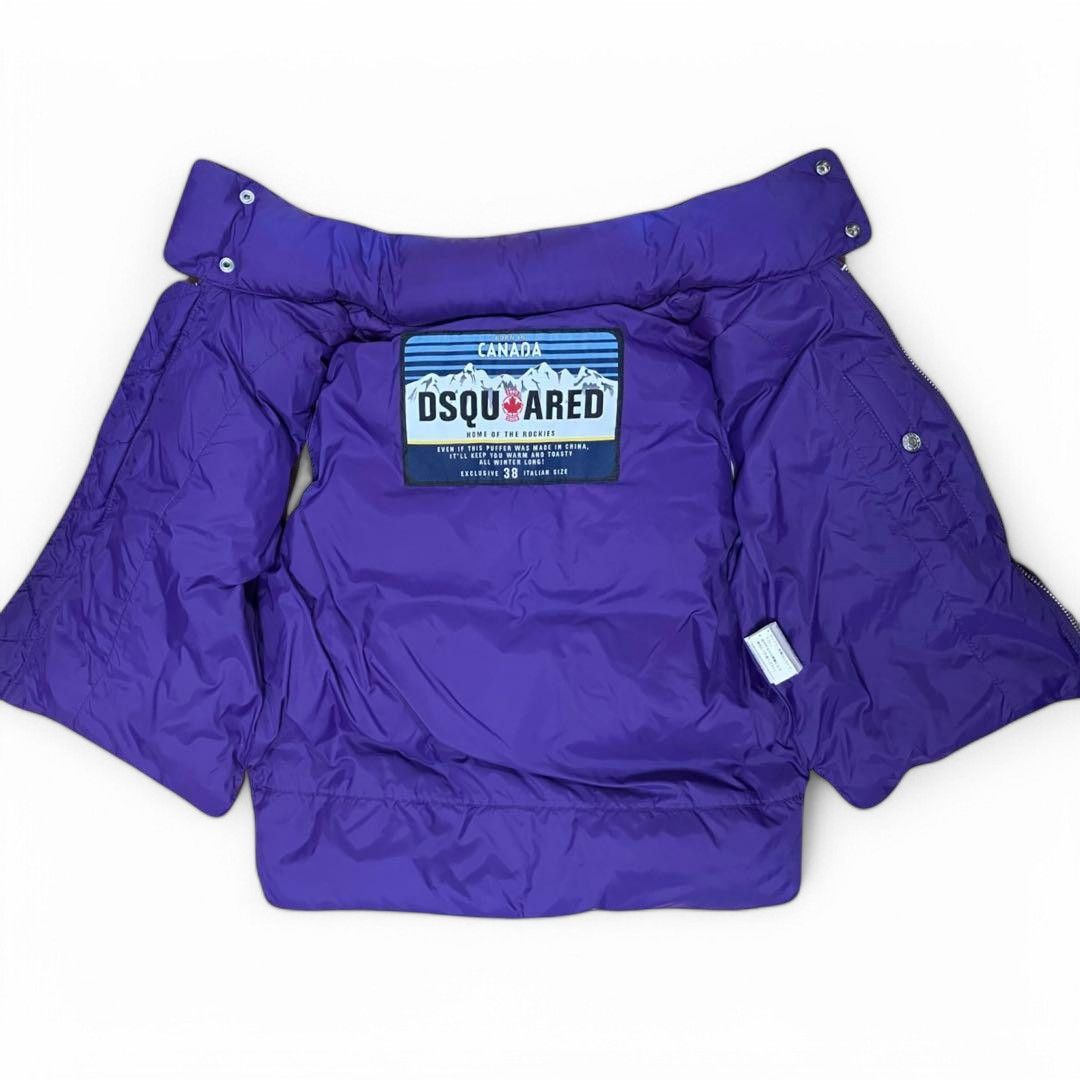 Dsquared2 Dsquared2 - M Reac Down Purple Vest Puffer Down Fur Size US M / EU 48-50 / 2 - 4 Thumbnail