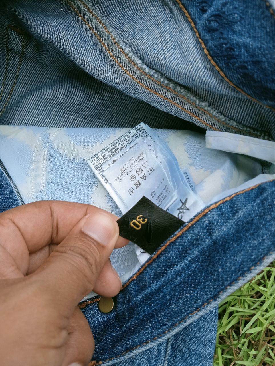 Vivienne Westwood VIVIENNE WESTWOOD ANGLOMANIA SELVEDGE JEANS Size US 30 / EU 46 - 14 Thumbnail