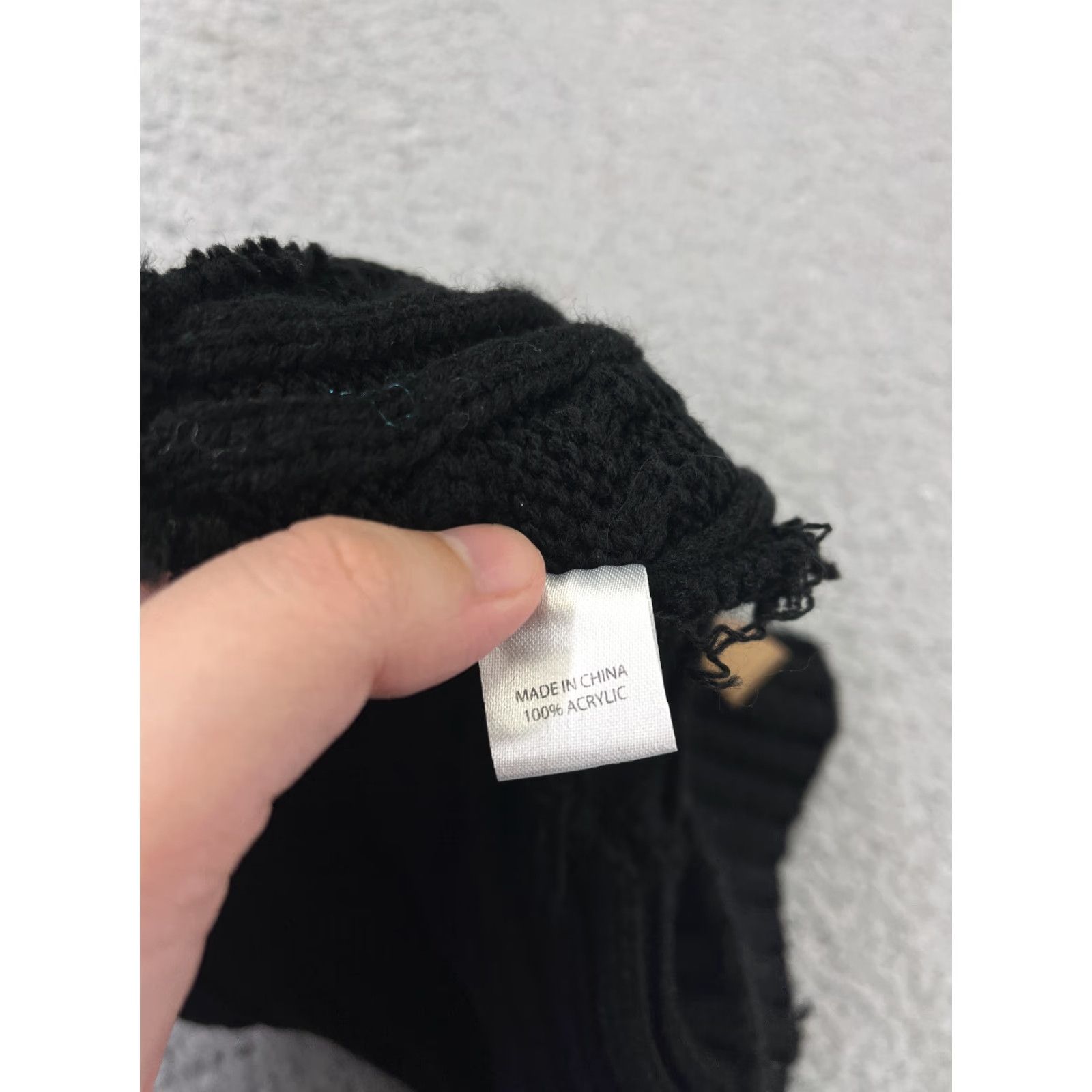Imperial VINTAGE none? Imperial Motion Beanie Hat Adult One Size Black Acrylic Knit Ski Snow Logo Beanie Mens Womens Unisex 90s Winter Cap Size ONE SIZE - 6 Thumbnail