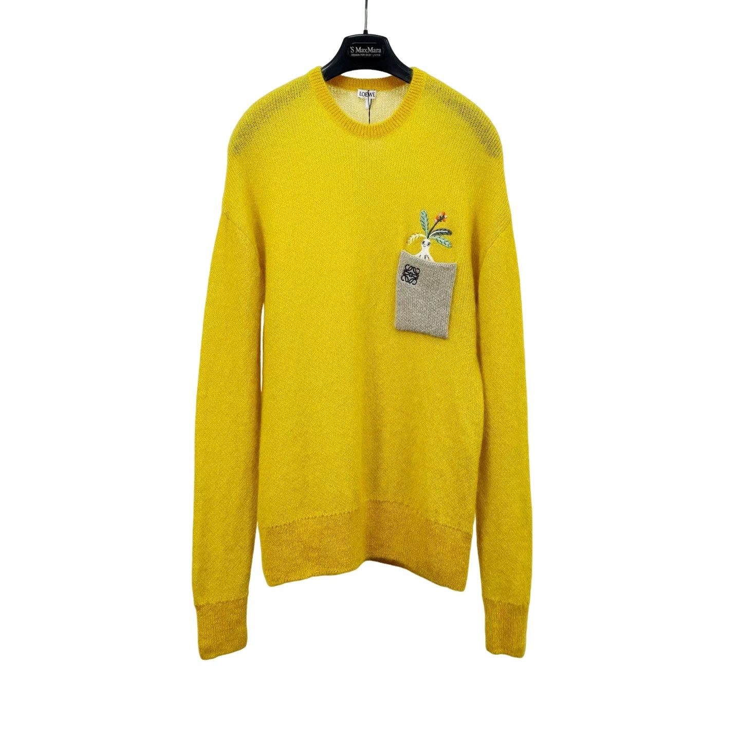 Loewe Loewe Pocket Embroidery Mohair Sweater Size M Size US M / EU 48-50 / 2 - 1 Thumbnail