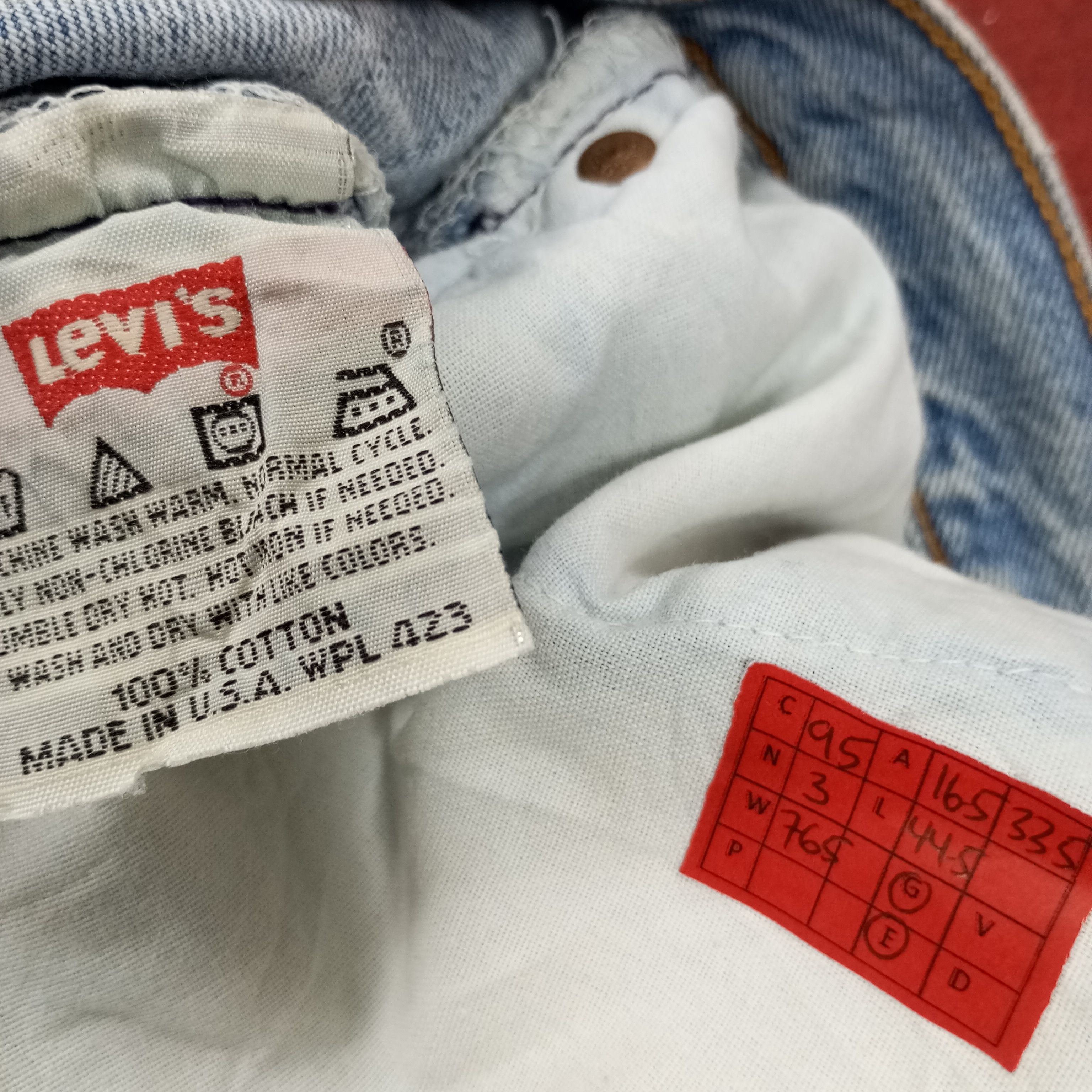 Levi's × Vintage Levis Fashion Style Custom Design Distressed Jeans Size US 33 - 13 Thumbnail