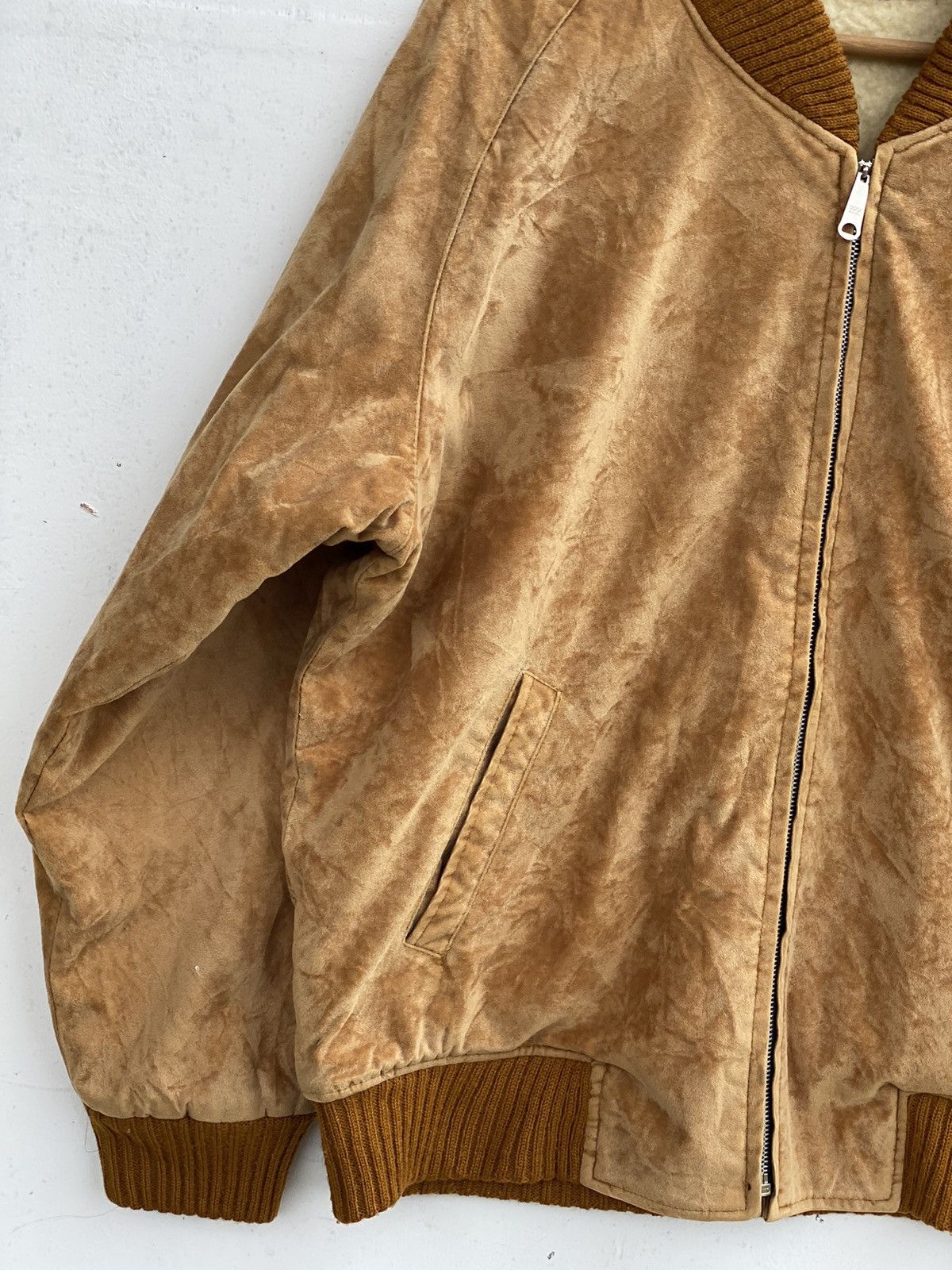 Japanese Brand × Vintage Vintage Japanese Brand Fur Skin Bomber jacket Size US L / EU 52-54 / 3 - 7 Thumbnail