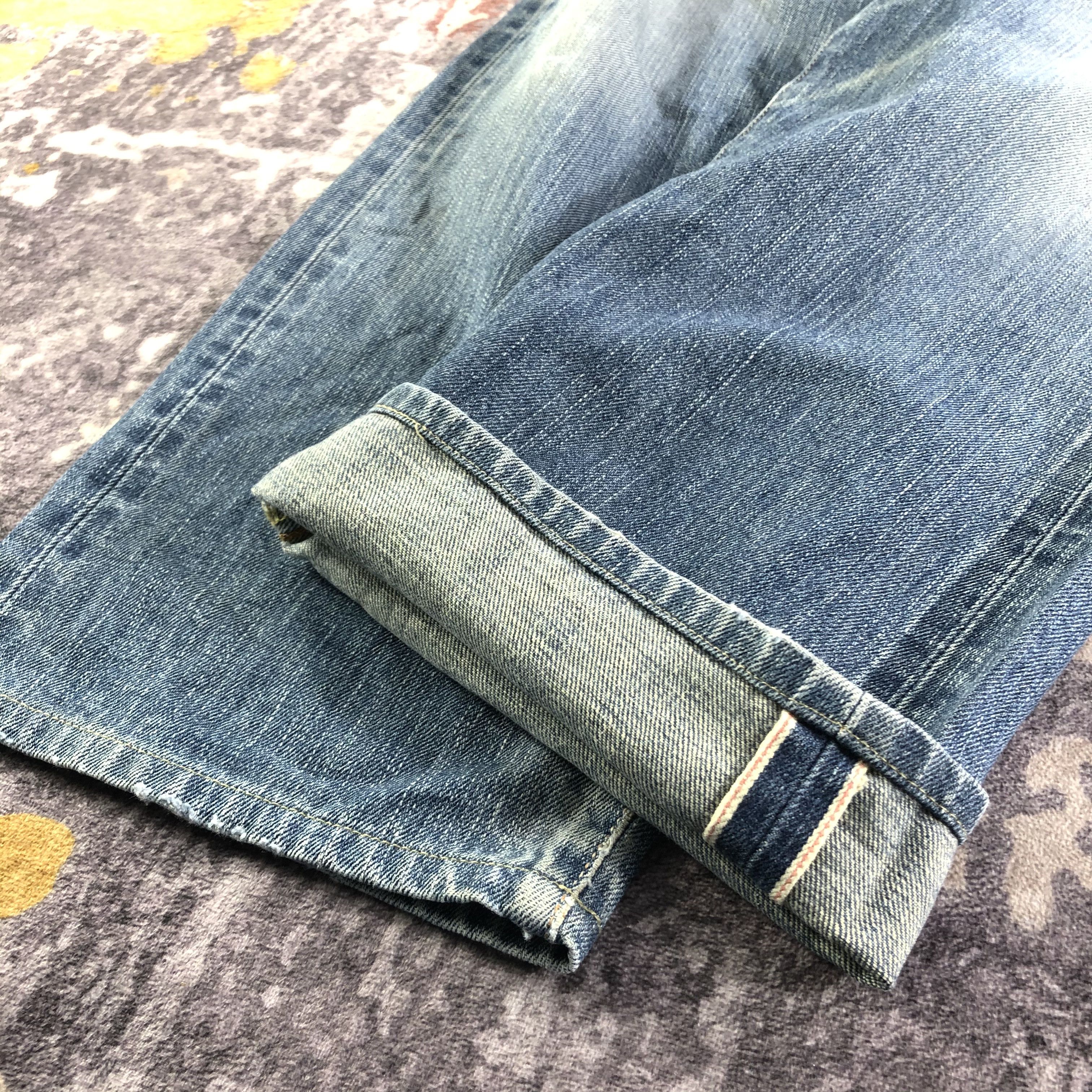 Edwin Vintage Blue Wash Edwin 505 Selvedge Jeans-JM3672 Size US 32 / EU 48 - 8 Thumbnail