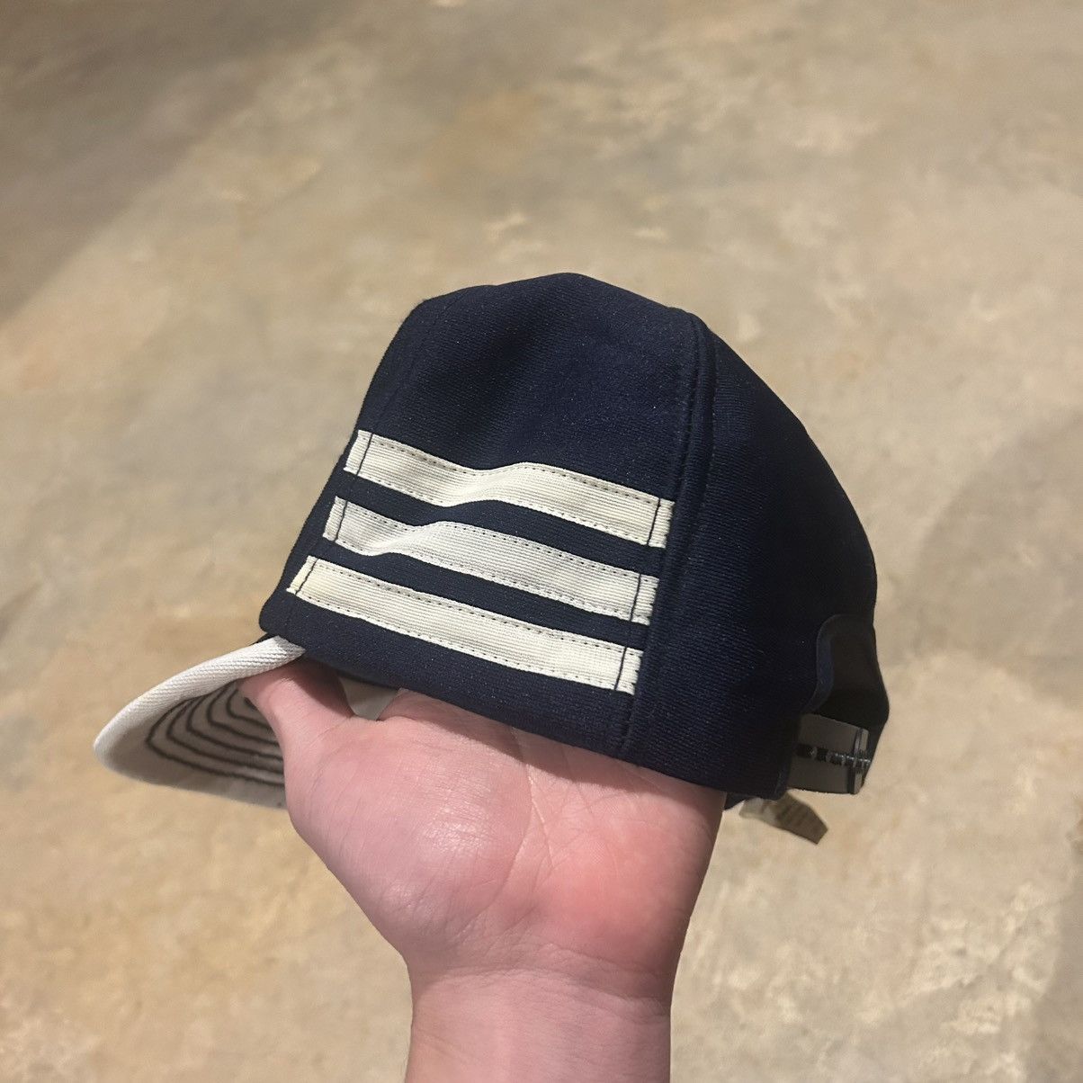 Vintage Vintage 1980s Ford Motors Three Stripe Snapback Trucker Hat Size ONE SIZE - 5 Thumbnail