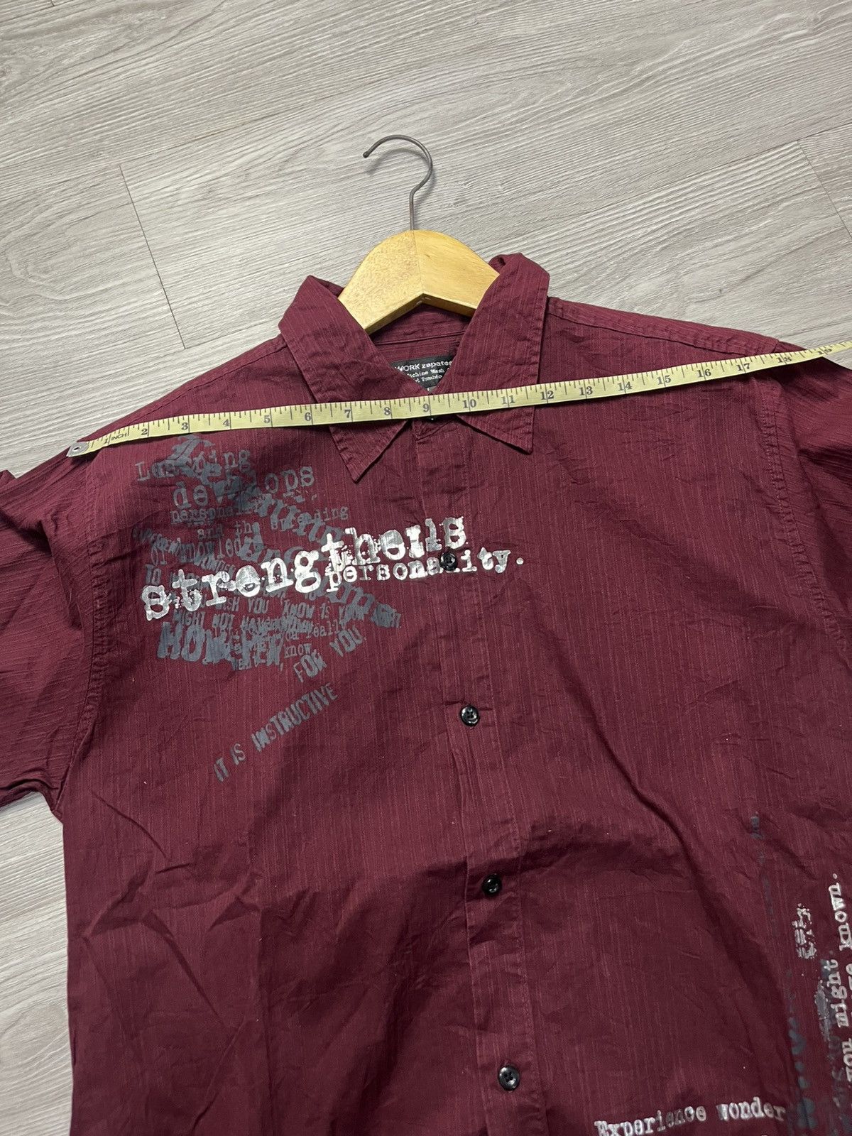 Japanese Brand 2000s ifsixwasnine punk style shirt Size US M / EU 48-50 / 2 - 9 Thumbnail