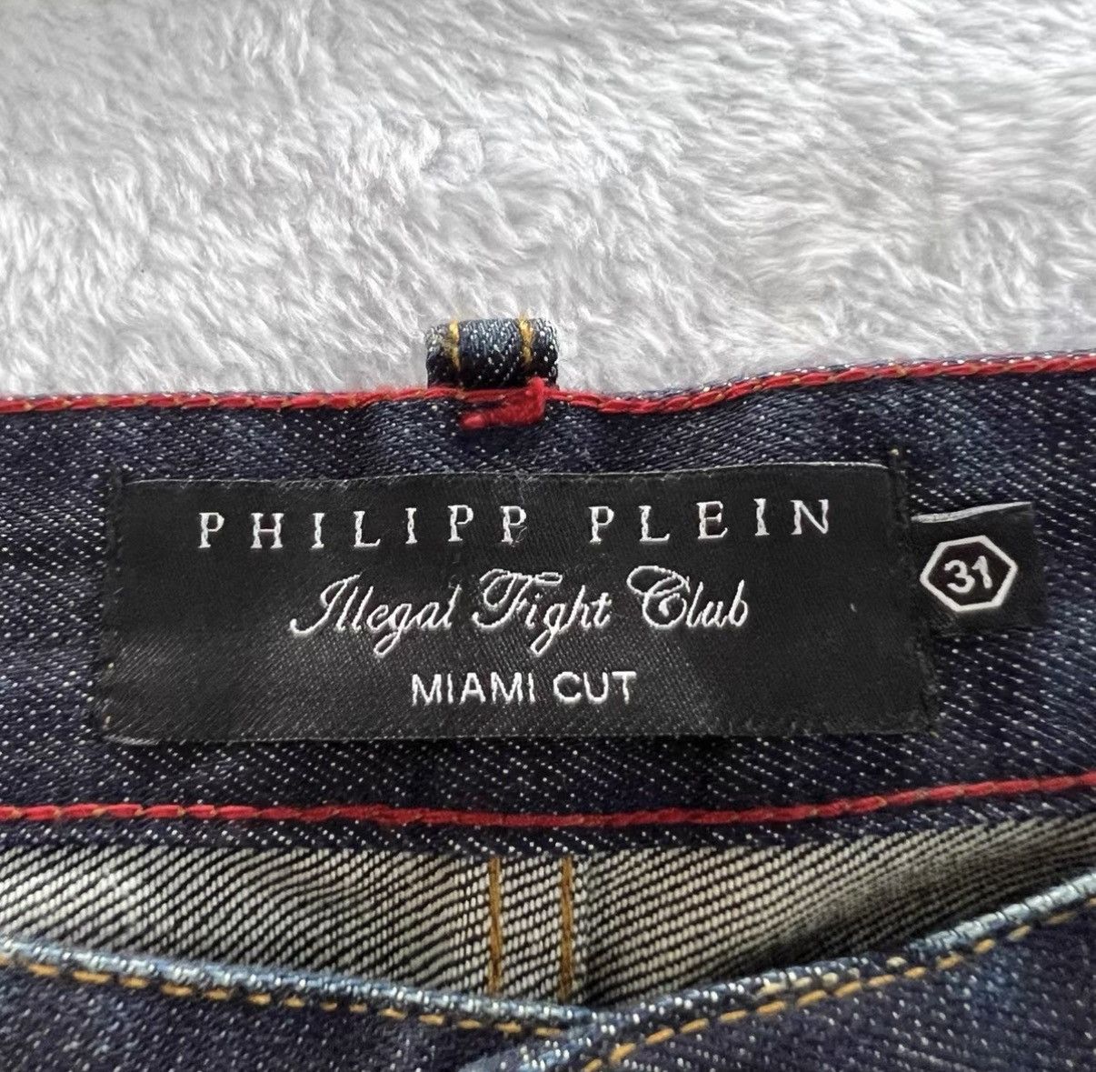 Philipp Plein Philipp Plein Dark Blue Distressed Denim Shorts J41 Size US 31 - 3 Thumbnail
