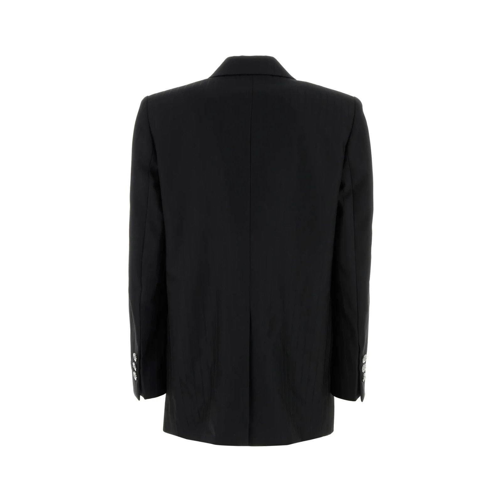 Versace VERSACE Black Wool Blazer New & Authentic (Women's size:40;) Size S / US 4 / IT 40 - 2 Thumbnail