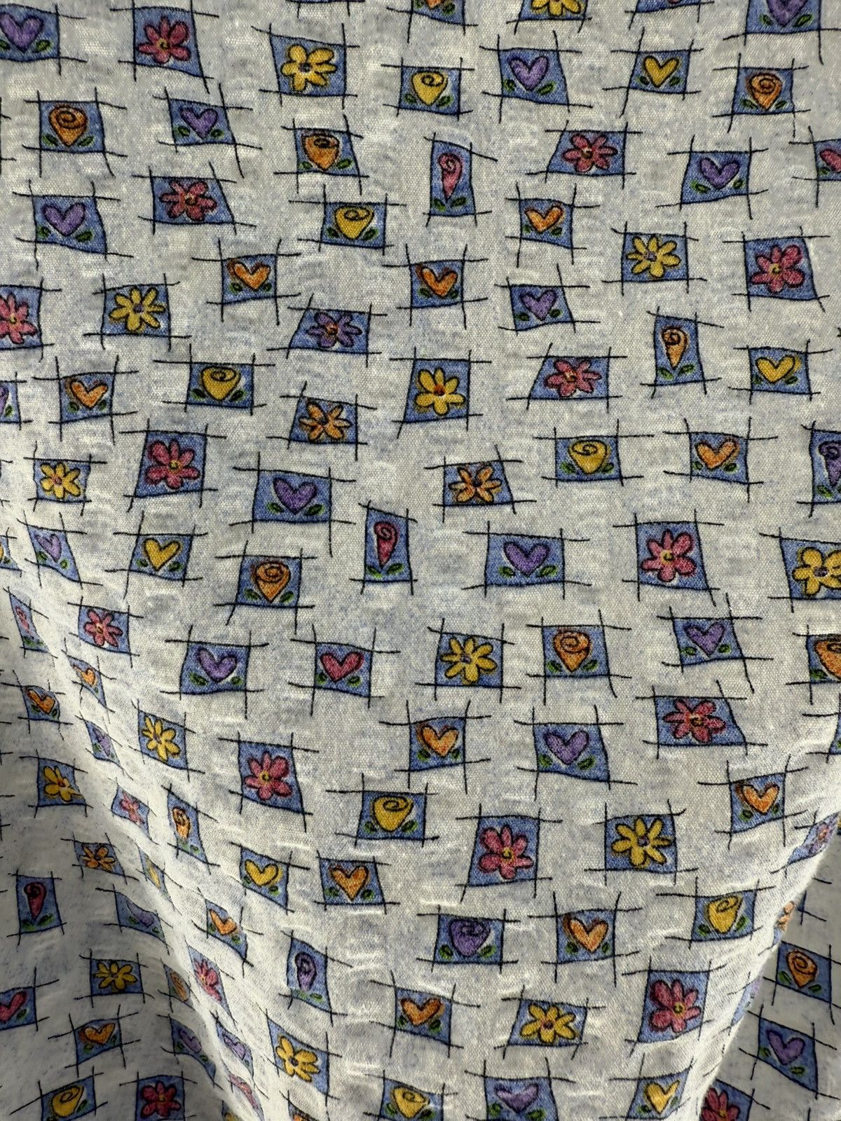 Other Vintage SB Scrubs Snap Scrub Top Blue Floral Size Small EUC Size S / US 4 / IT 40 - 7 Thumbnail