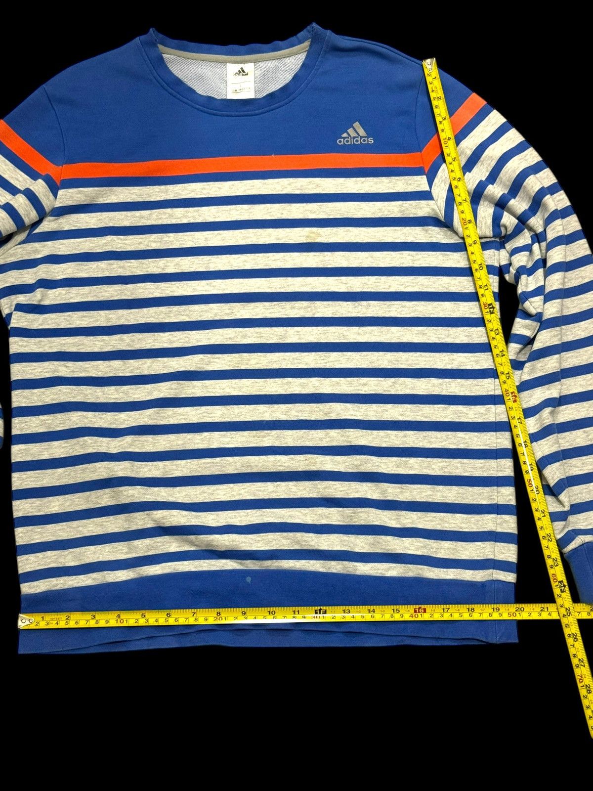 Adidas × Other ADIDAS STREETWEAR LONGSLEEVE SHIRT BLUE STRIPE Size US M / EU 48-50 / 2 - 13 Thumbnail