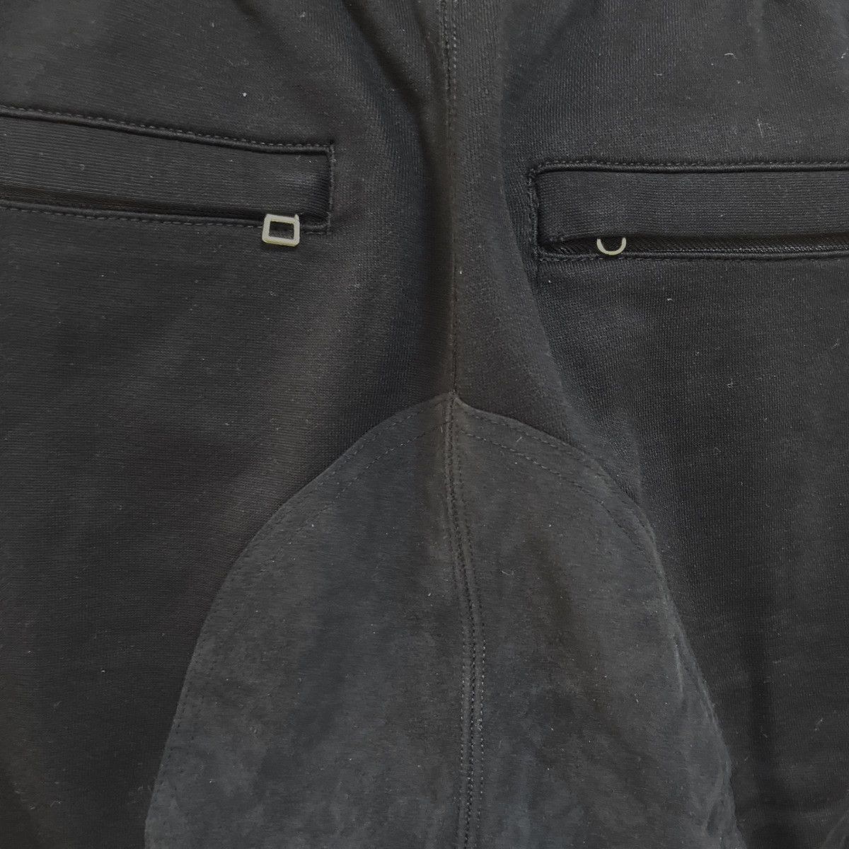 Comme des Garcons Sweat Pants Knee Patch Zip Pocket Cotton Black Size US 26 / EU 42 - 6 Thumbnail