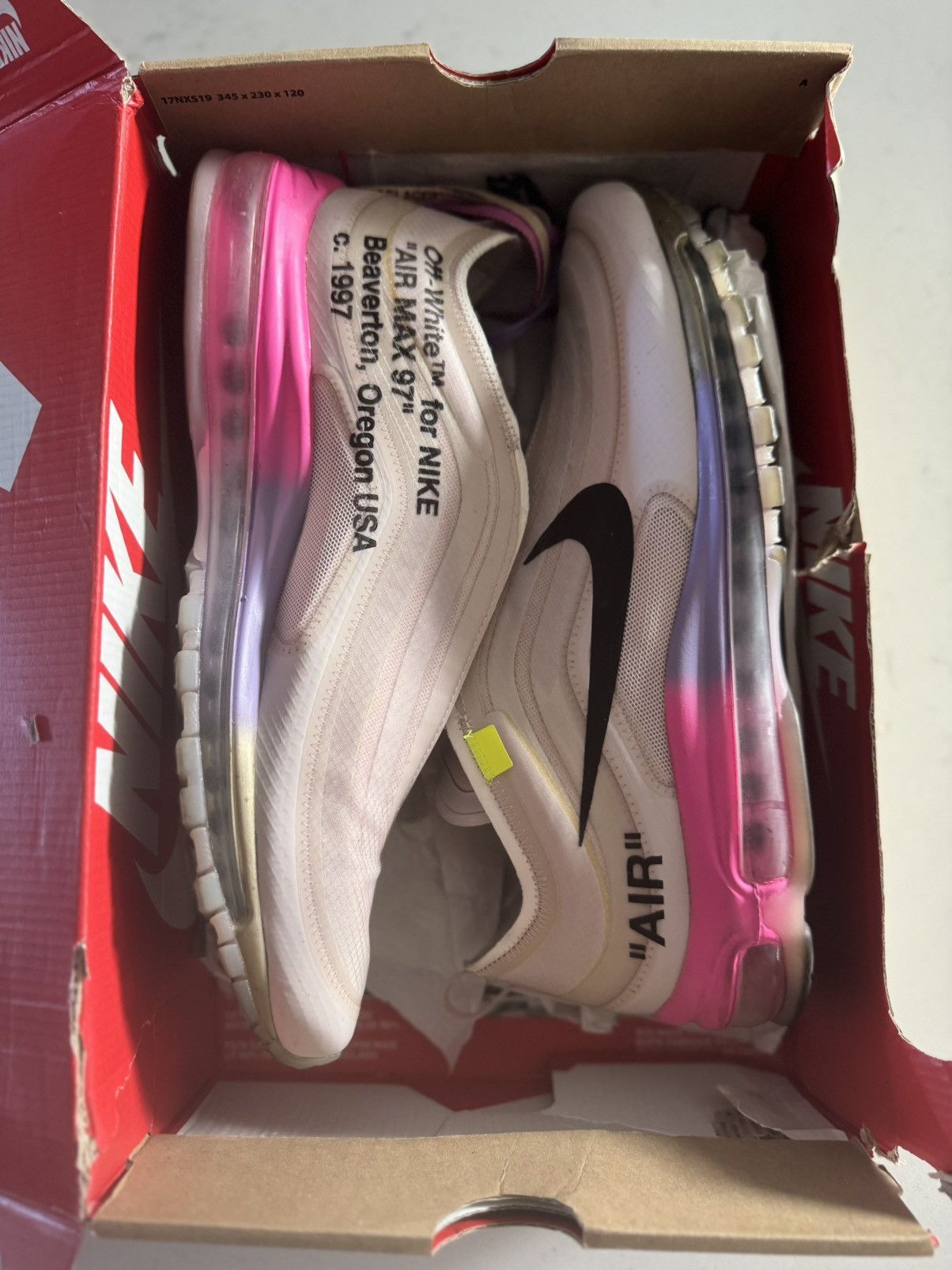 Nike × Off-White Nike Air Max 97 x Off white Serena Williams “Queen” Size US 12 / EU 45 - 1 Thumbnail