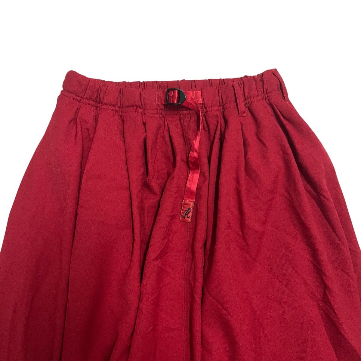 Gramicci Red Long Flare Skirt By Gramicci Size 30" / US 8 / IT 44 - 2 Thumbnail