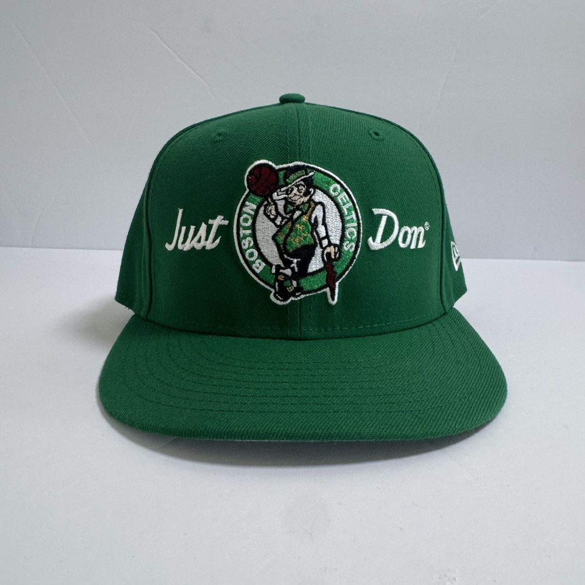 Just Don × New Era Just Don x Boston Celtics New Era NBA Fitted Hat Green Size ONE SIZE - 1 Thumbnail