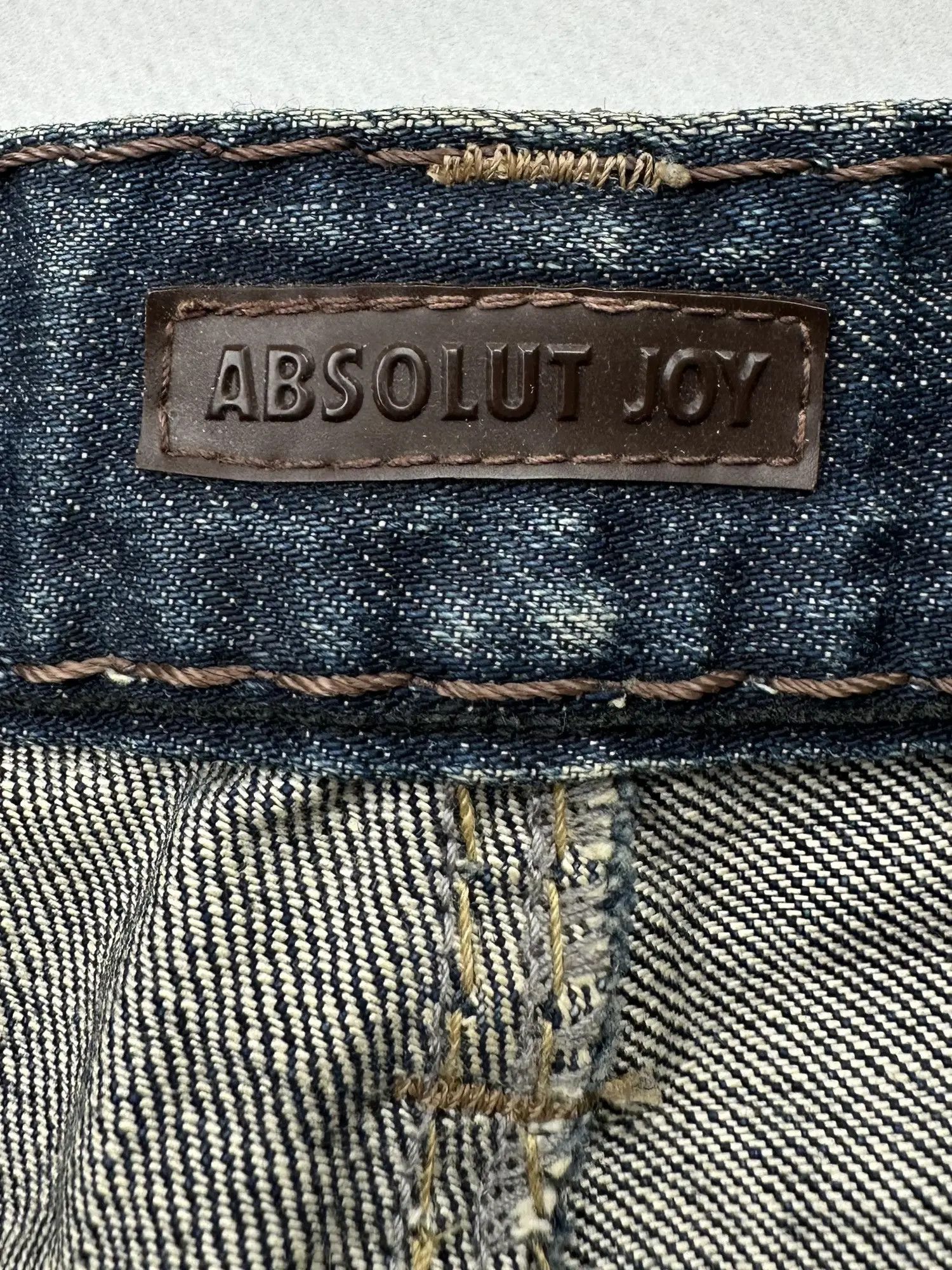 Absolut Joy Absolut Joy Faded Jeans With Zipped Pocket (B412) Size US 31 - 6 Thumbnail