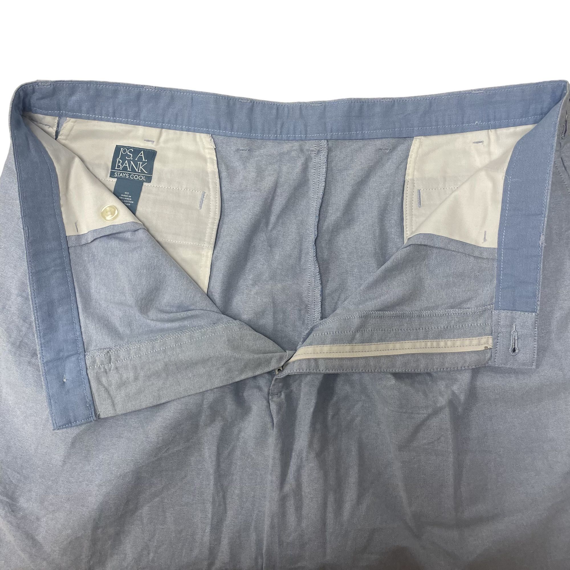 Jos. A. Bank Jos A Bank SKY BLUE Walking Casual GOLF Preppy Cotton Shorts Size US 40 / EU 56 - 4 Thumbnail