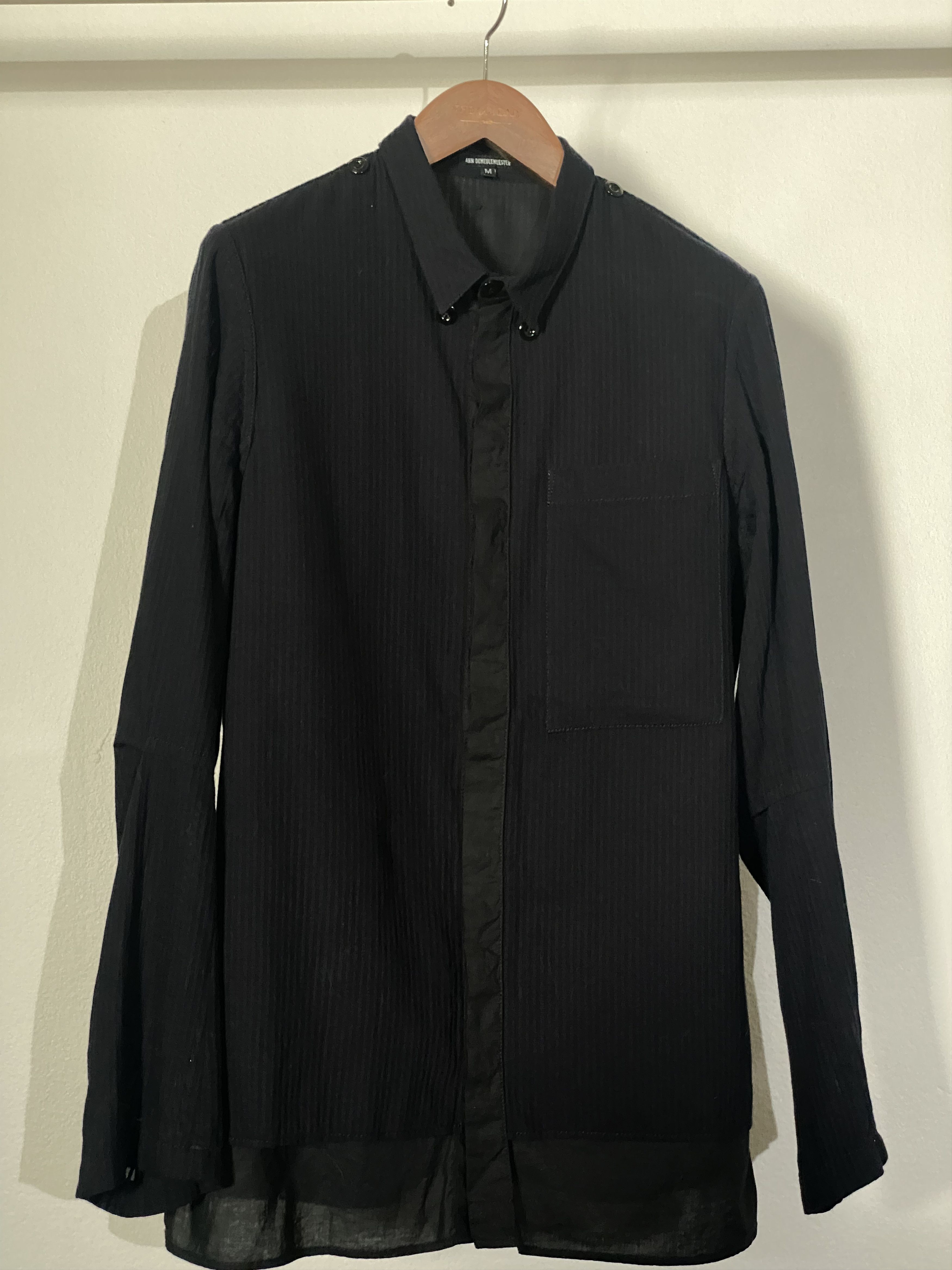 Navy/Black Layered Shirt, view 2